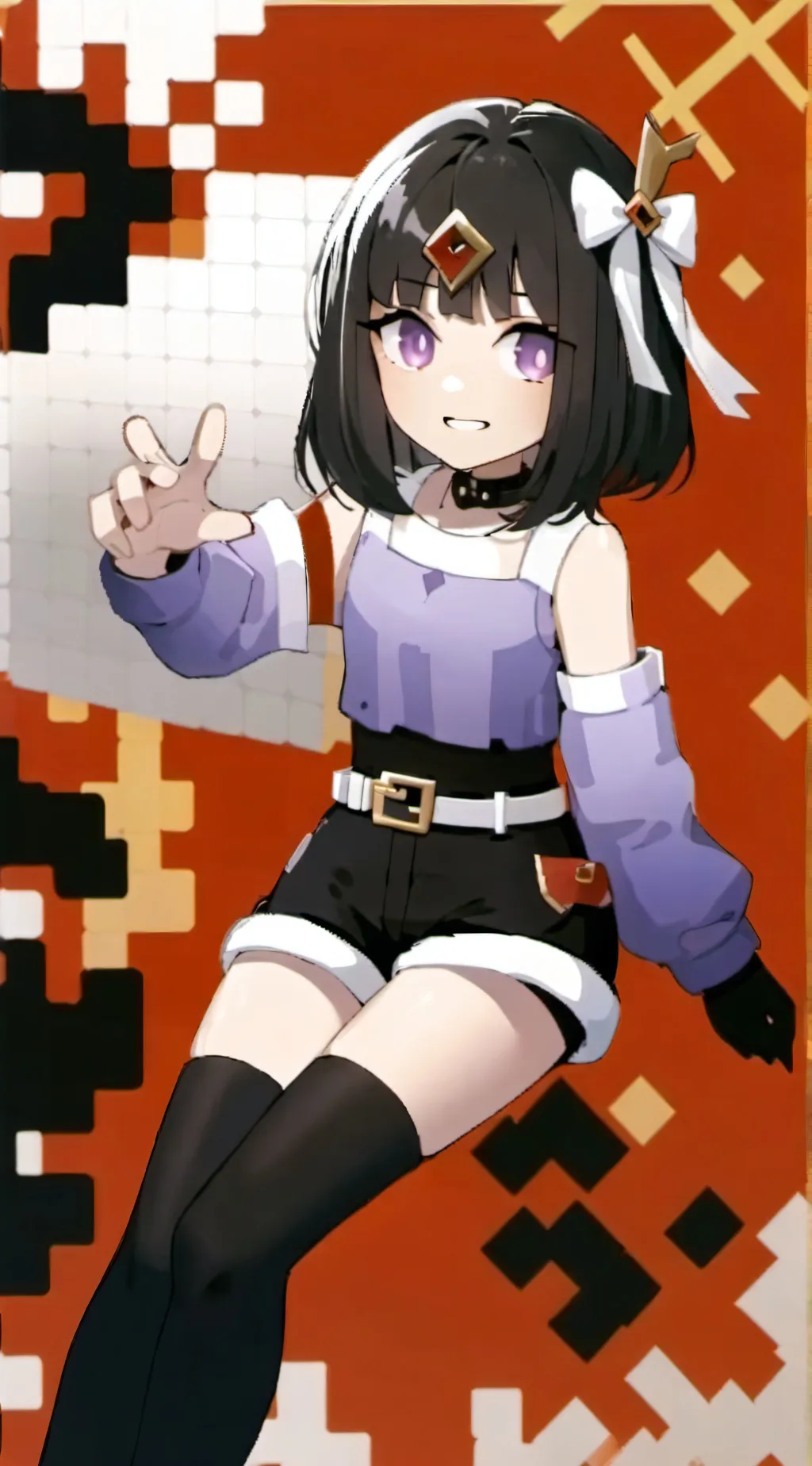 ai character: Aphmau+Her Friends background