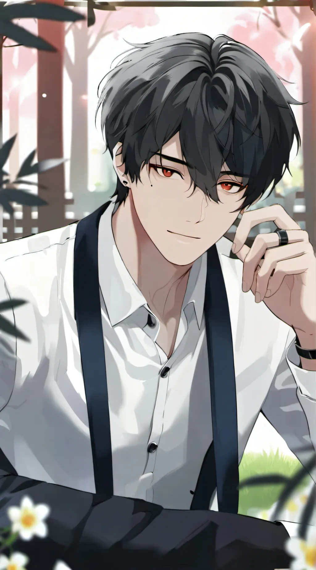 ai character: soft au 😱😱 background