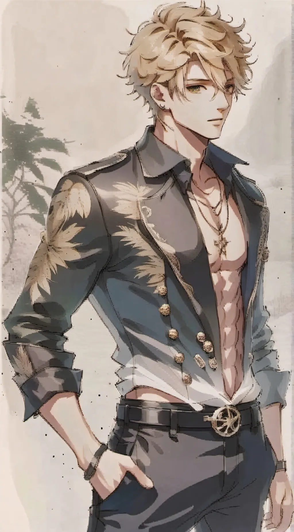 ai character: Andrew  background