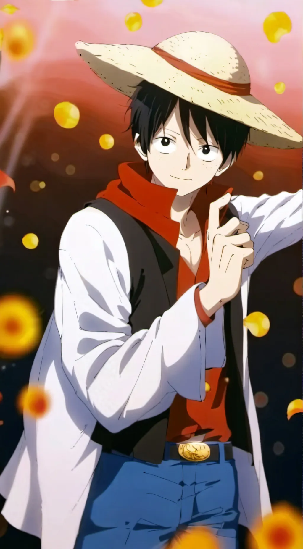 ai character: Luffy background