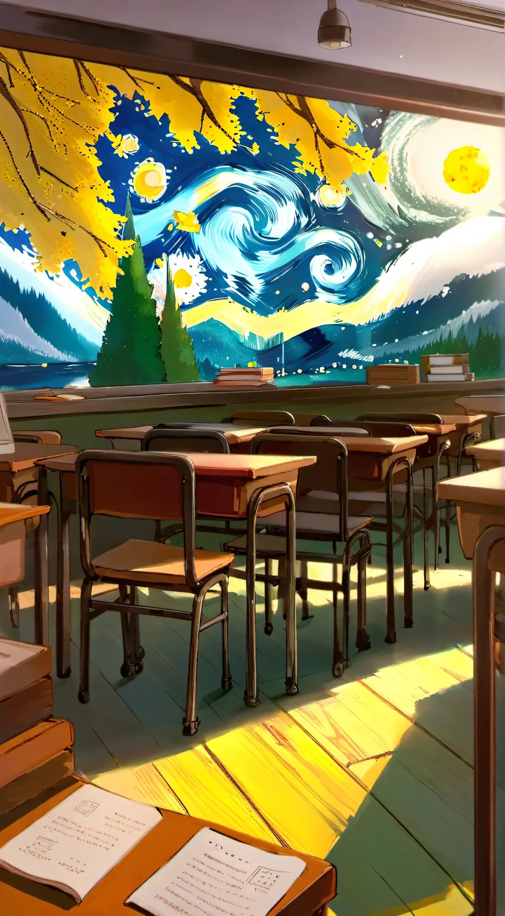 ai character: Tevvat vs UA  background