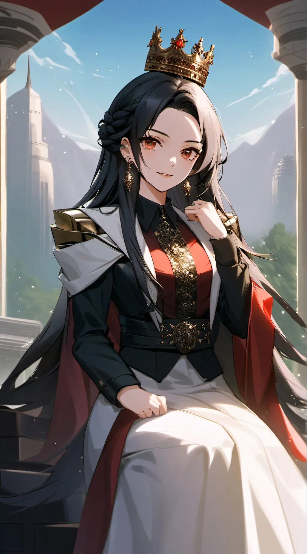 ai character: Princess Ivory background