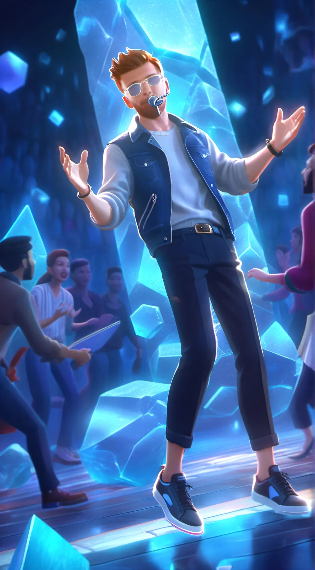 ai character: Idk background