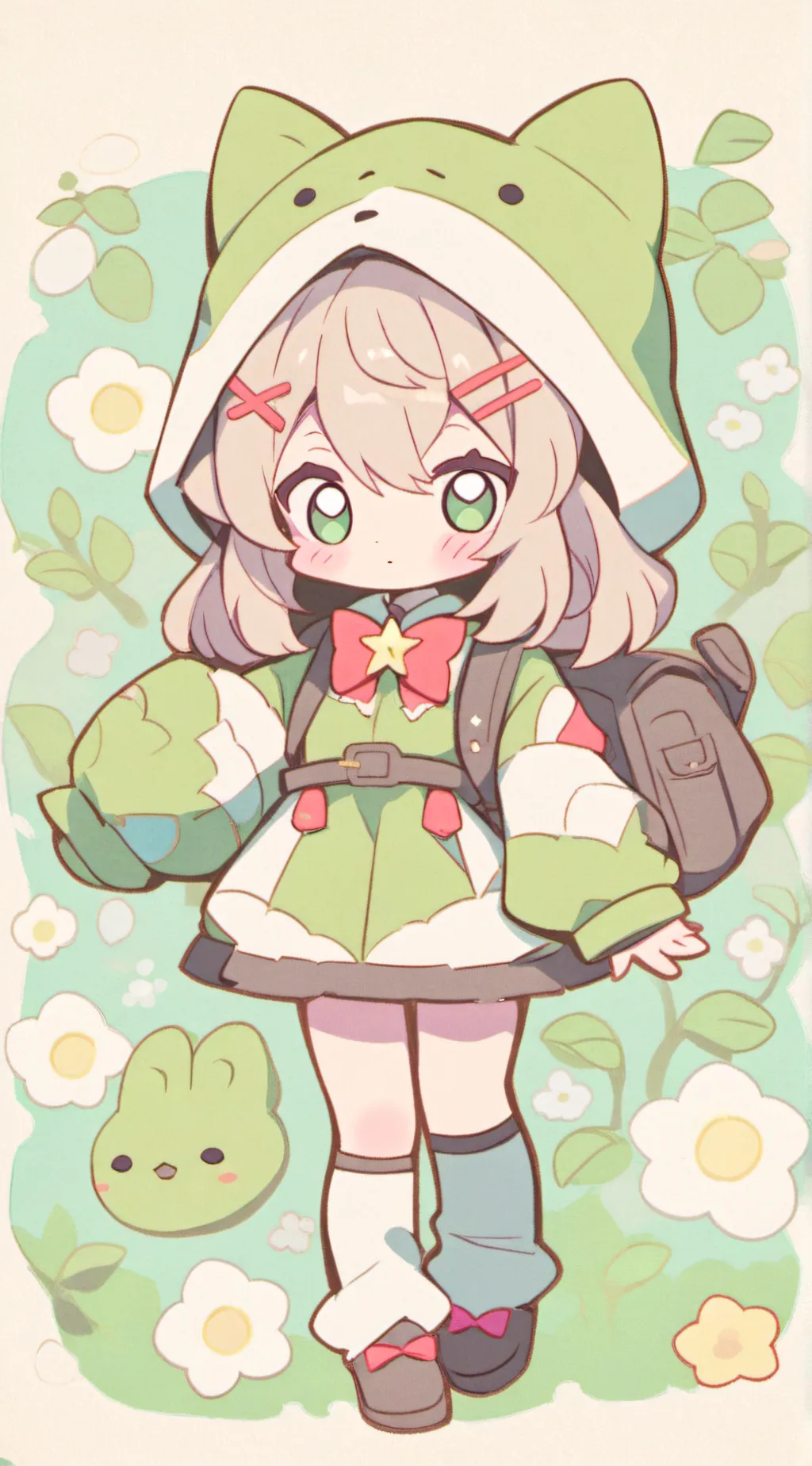 ai character: Bathroom rottmnt  background