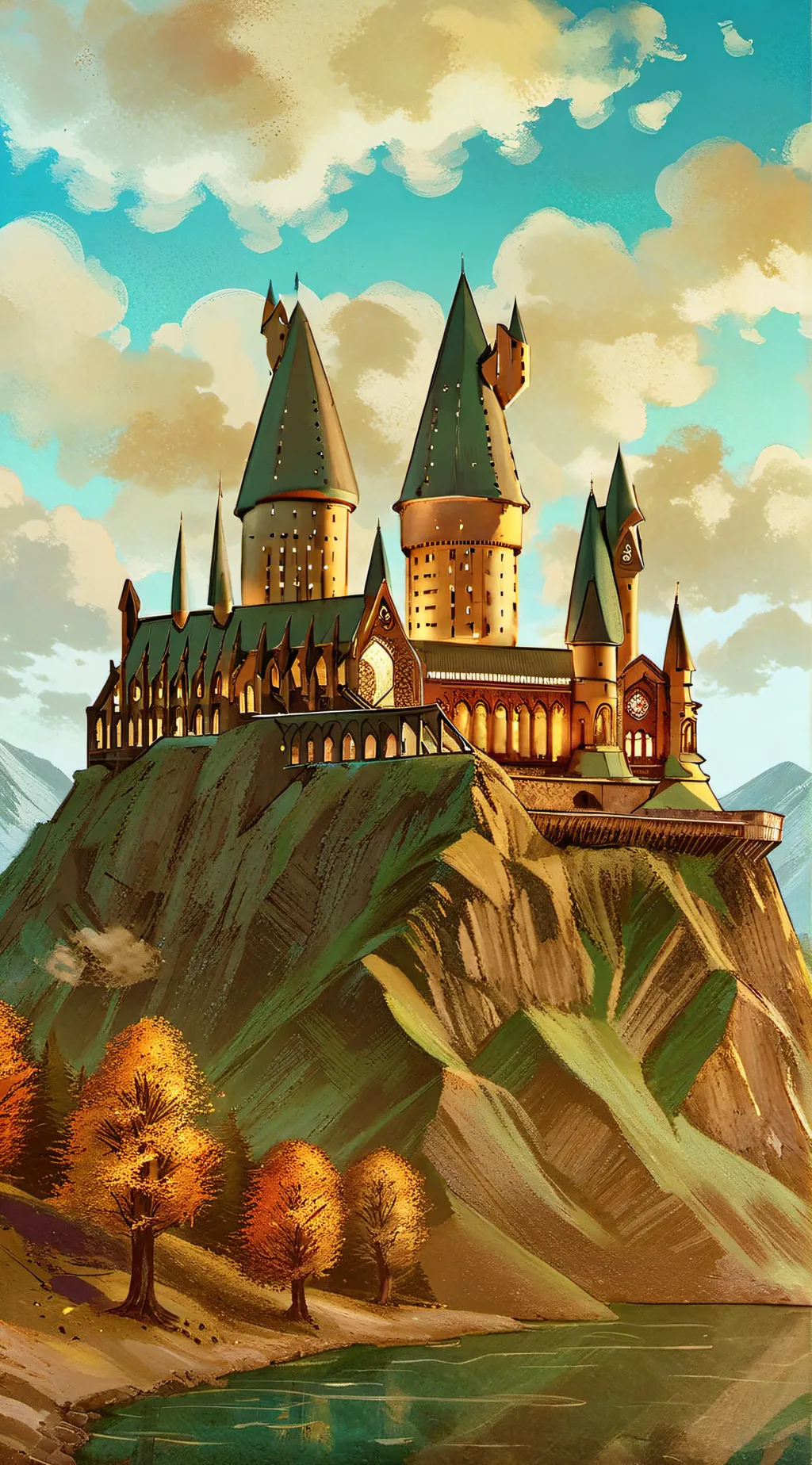 ai character: hogwarts ✨💅  background