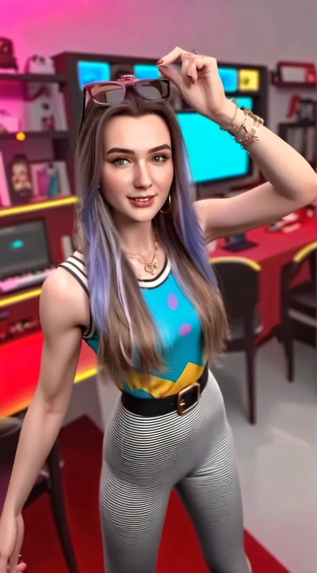 ai character: Call me Haley background