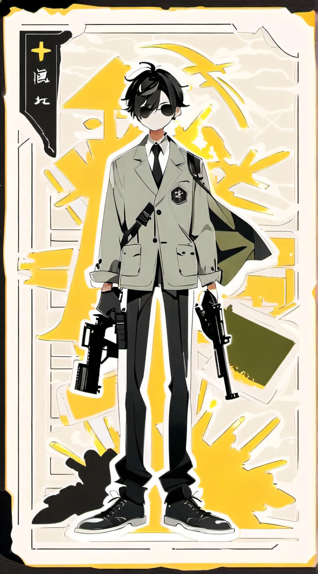 ai character: Bully (with gun) background