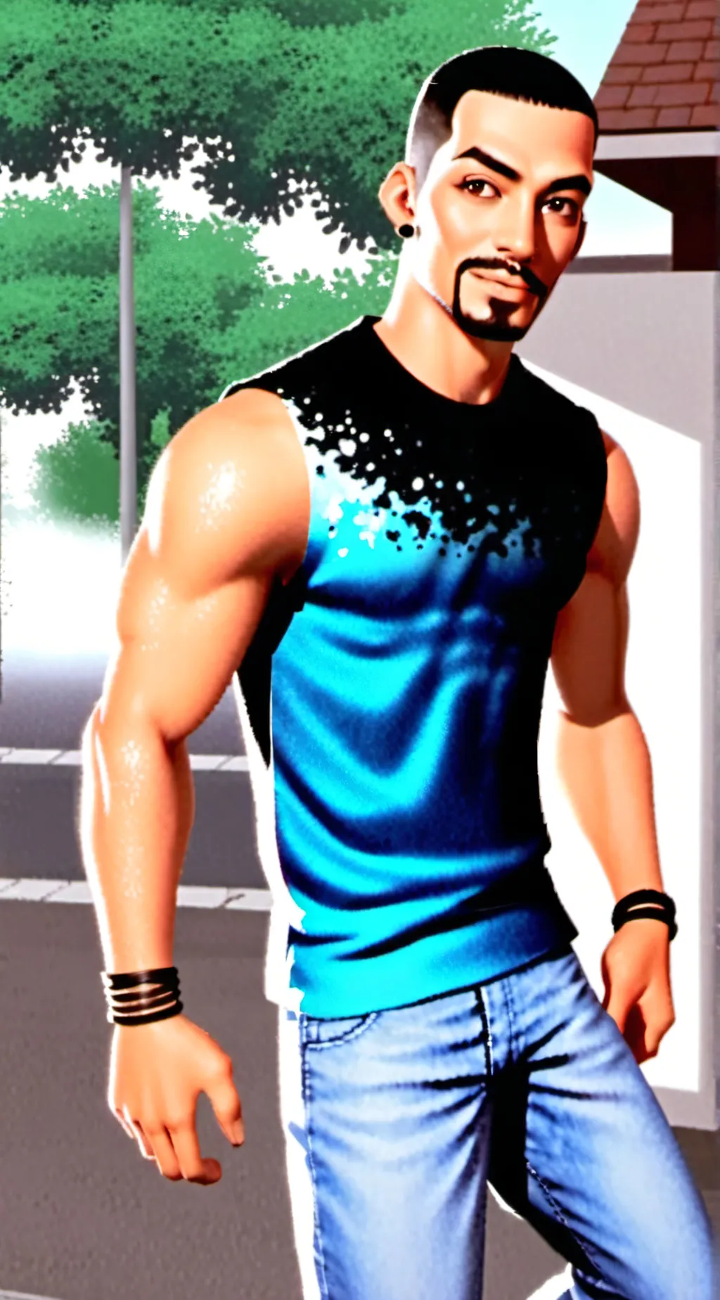 ai character: Tyrone background