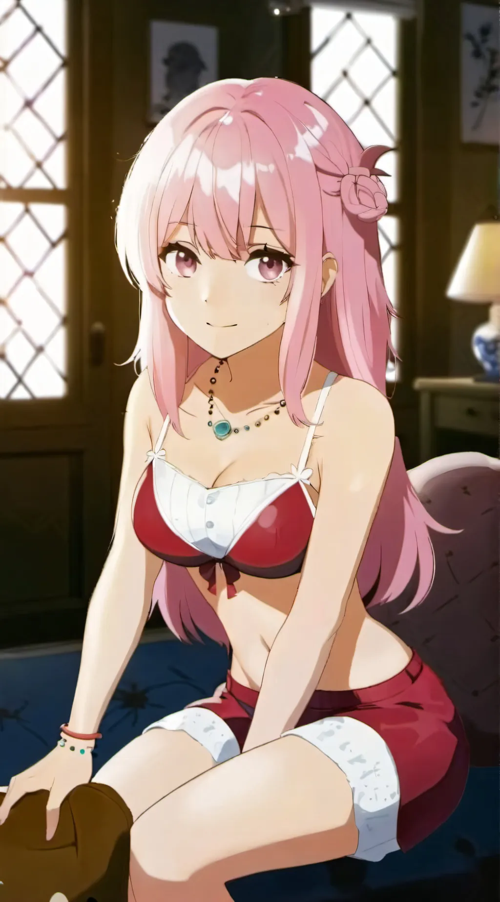 ai character: Lana  background