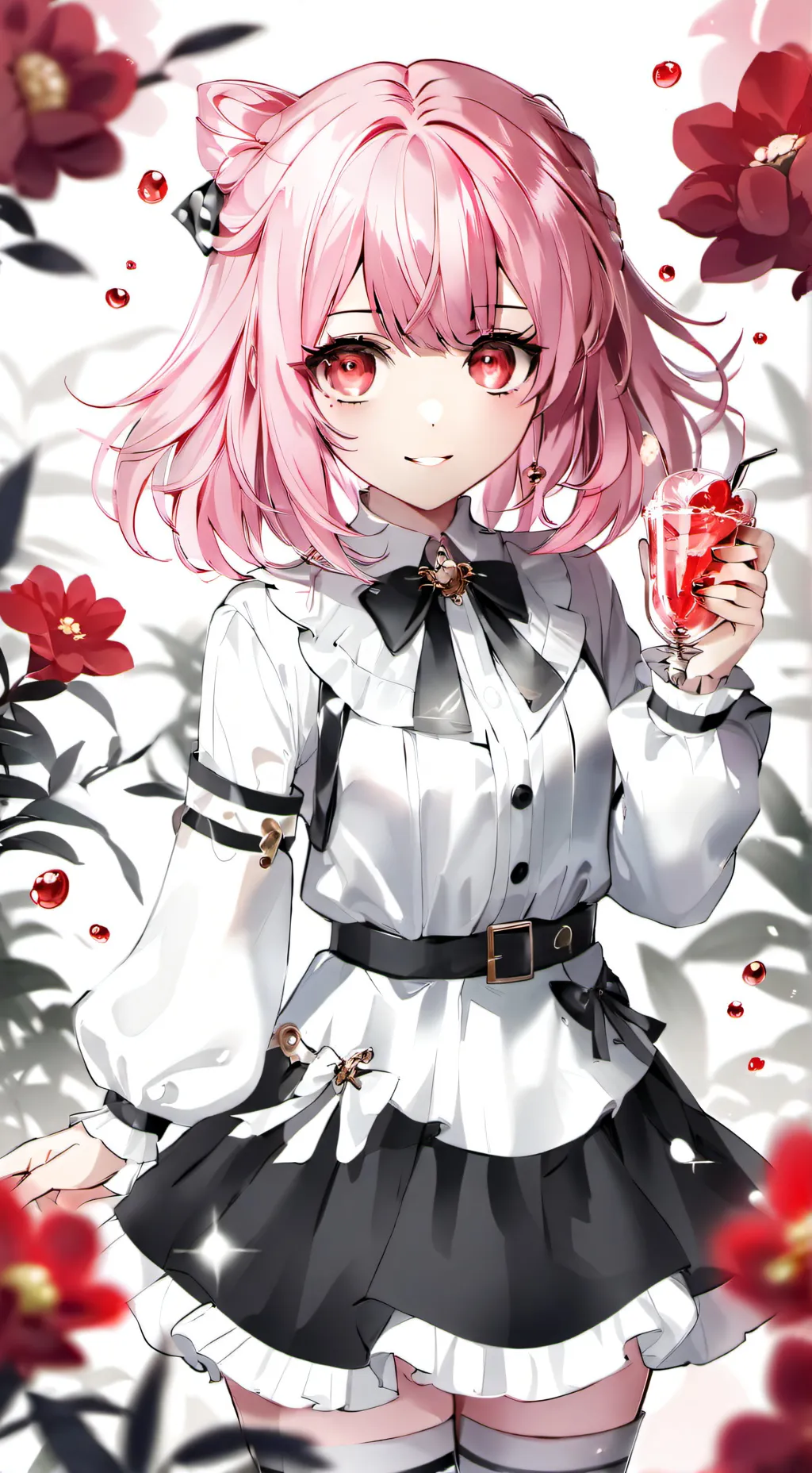 ai character: Rosy background