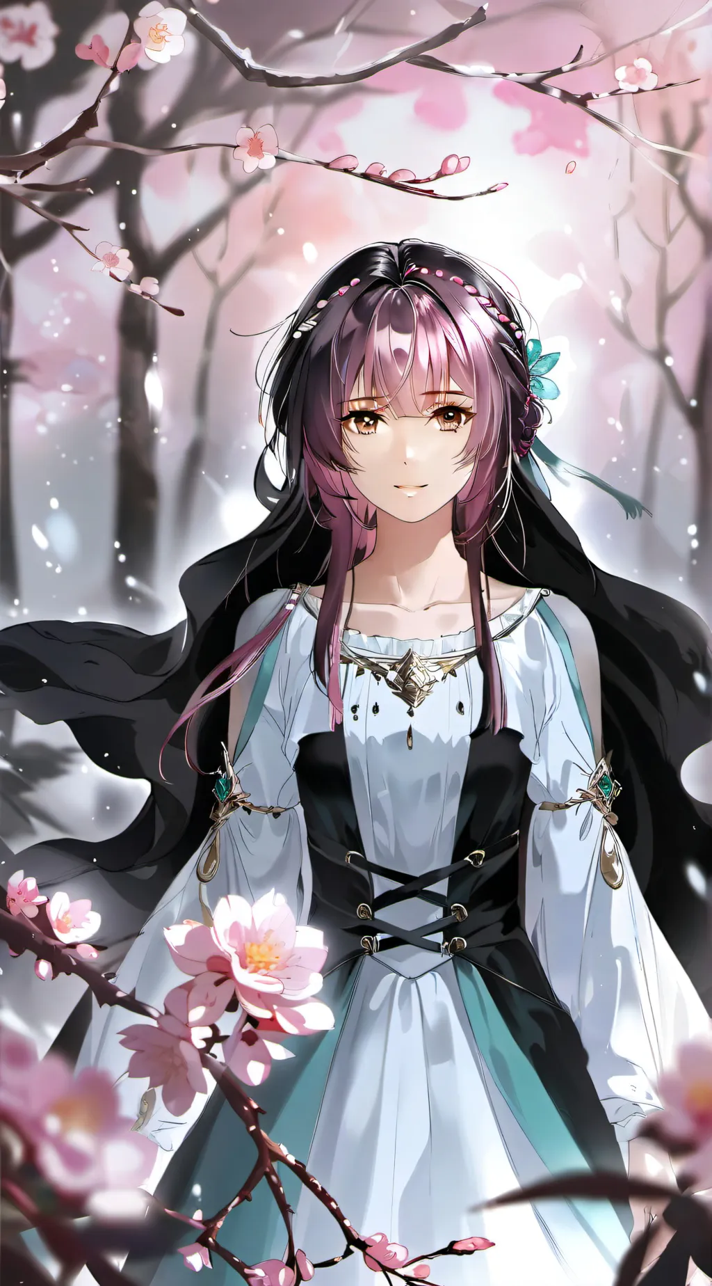 ai character: Sakura  background