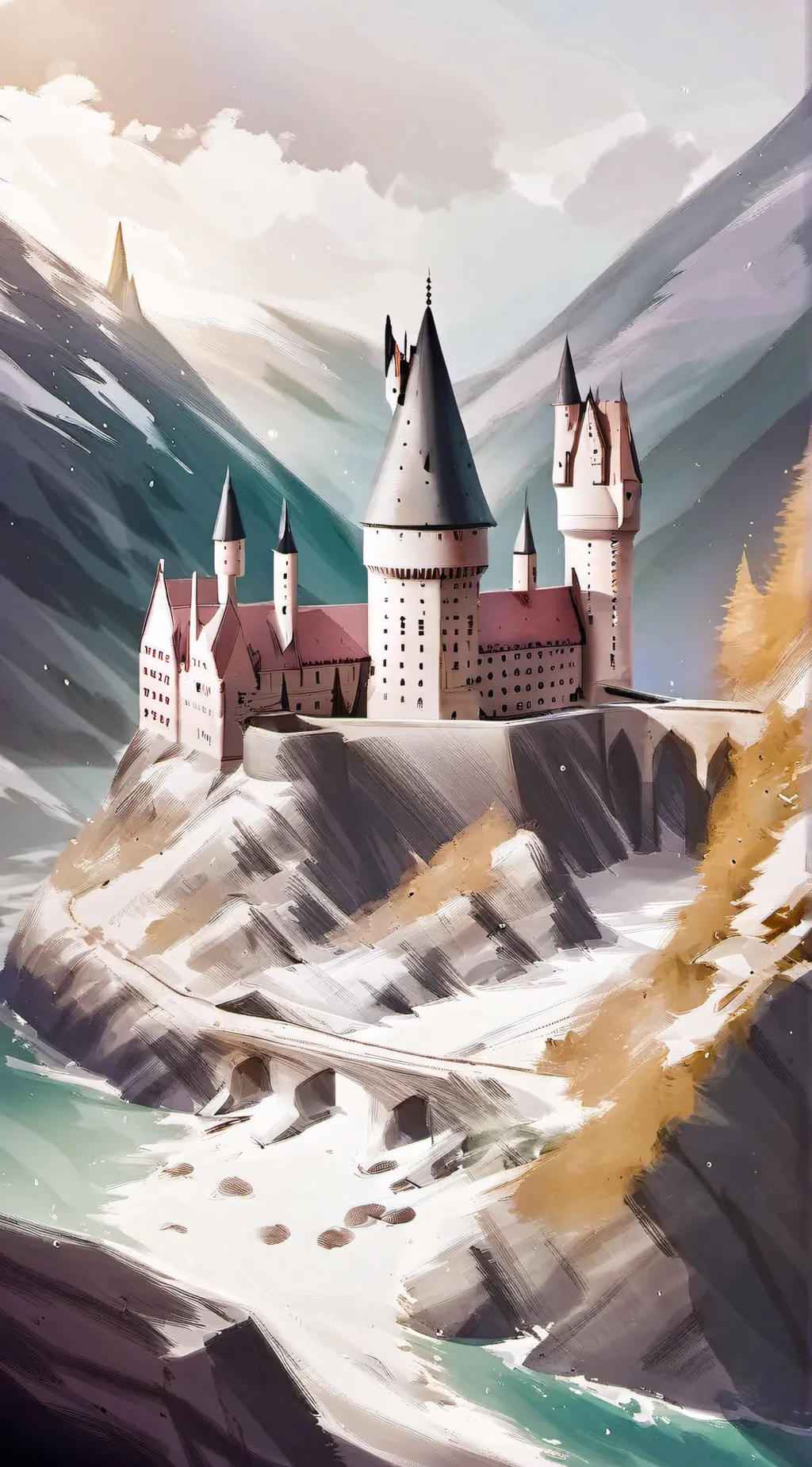 ai character: Hogwarts(2) background