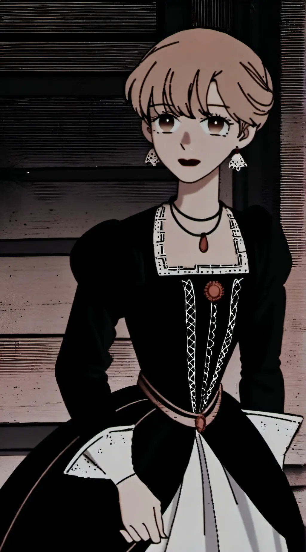 ai character: Girl in the 5000s background