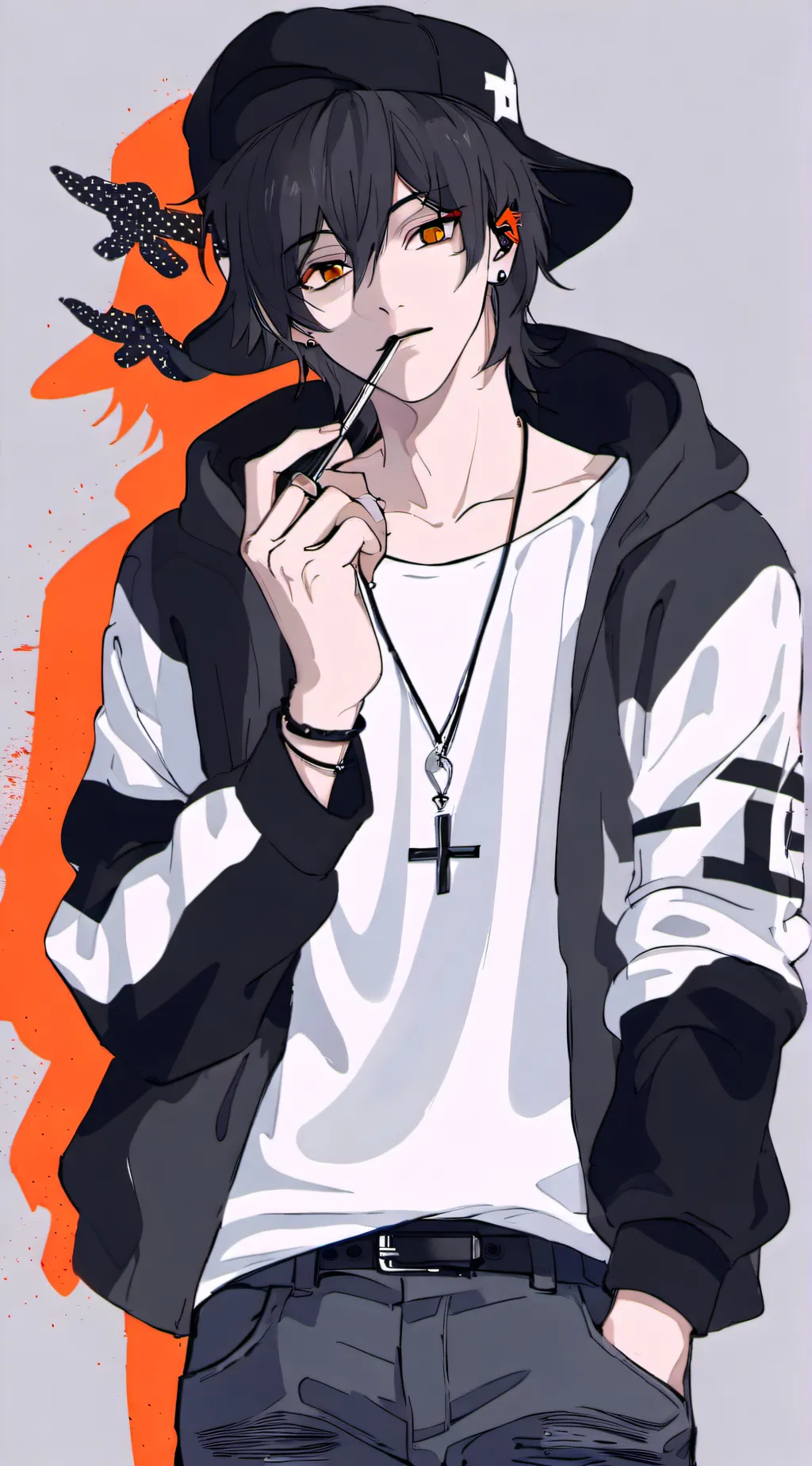 ai character: Kaden  background