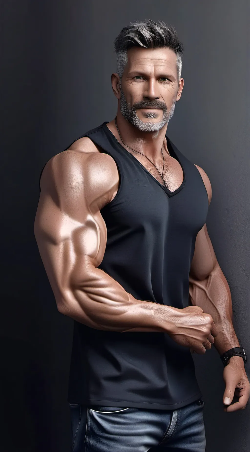 ai character: Strict dad background