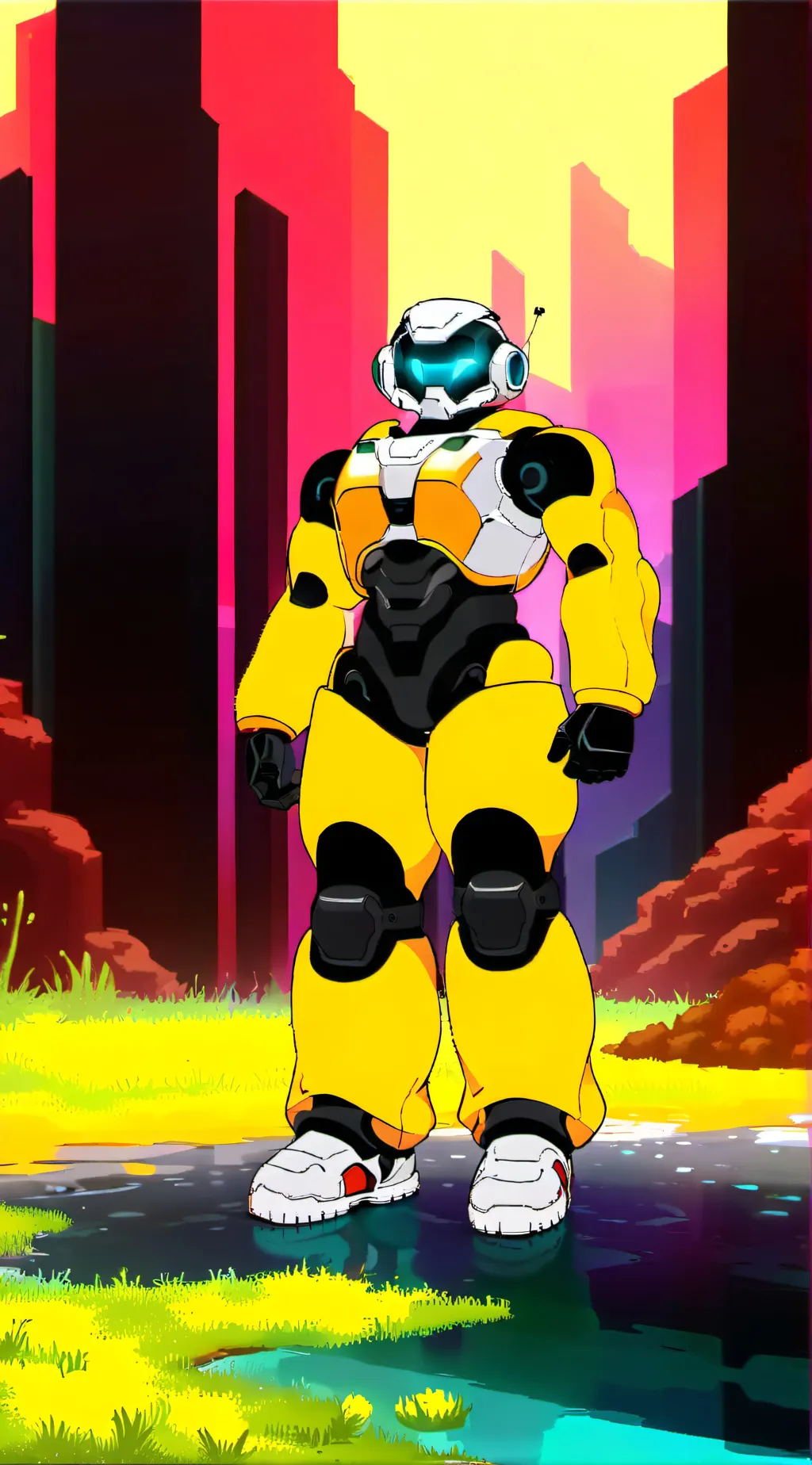 ai character: Robo background