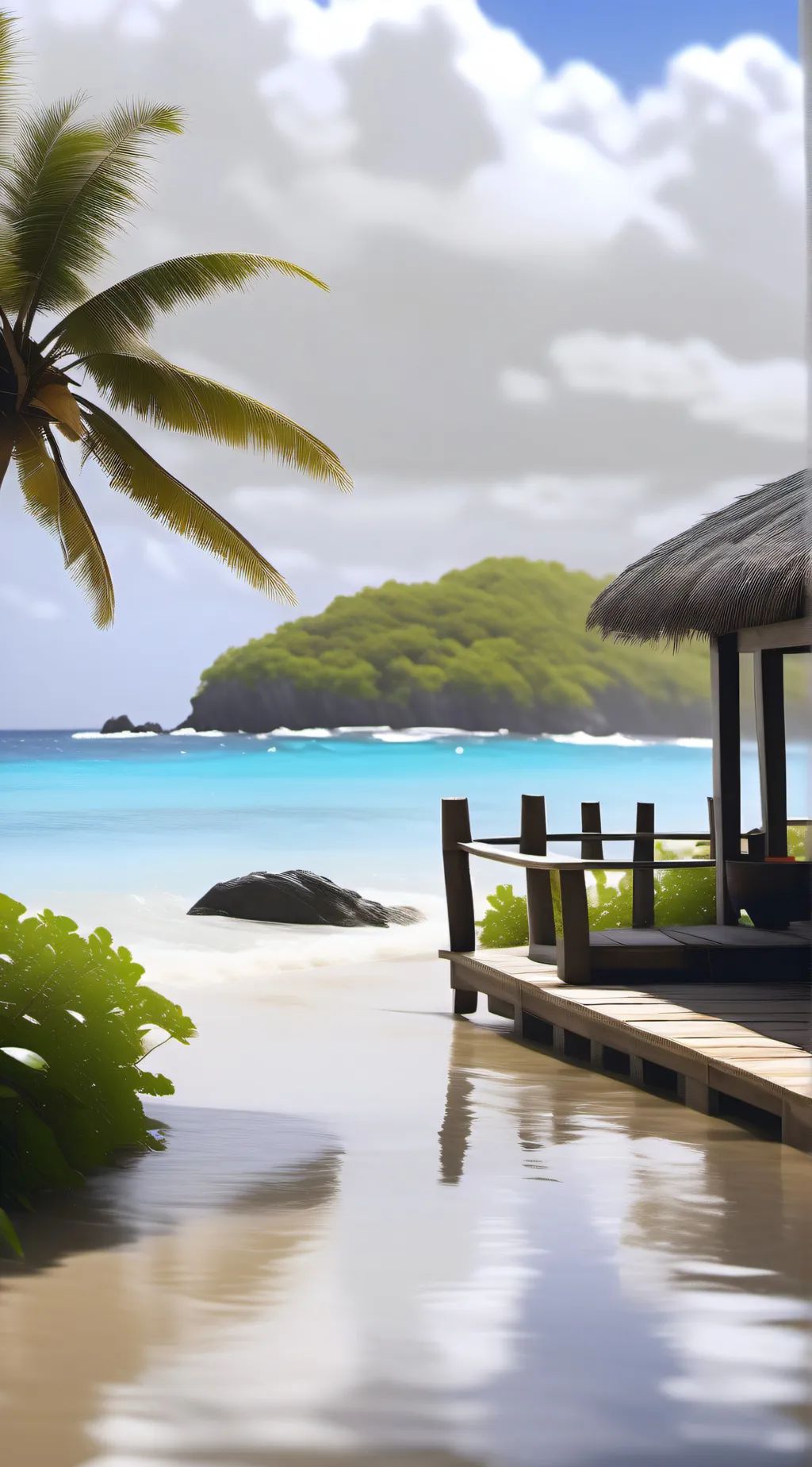 ai character: f.s.h caribbeans background