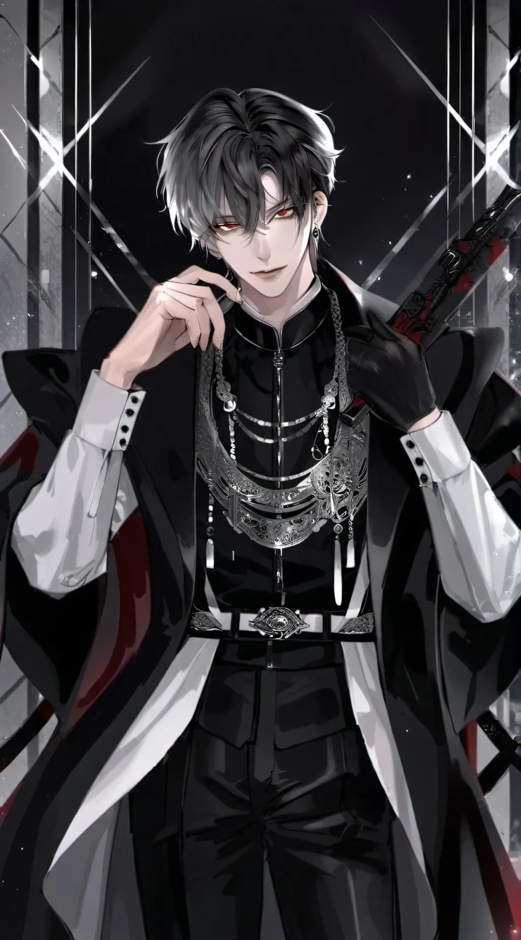 ai character: 💋 • Lucius •💋 background