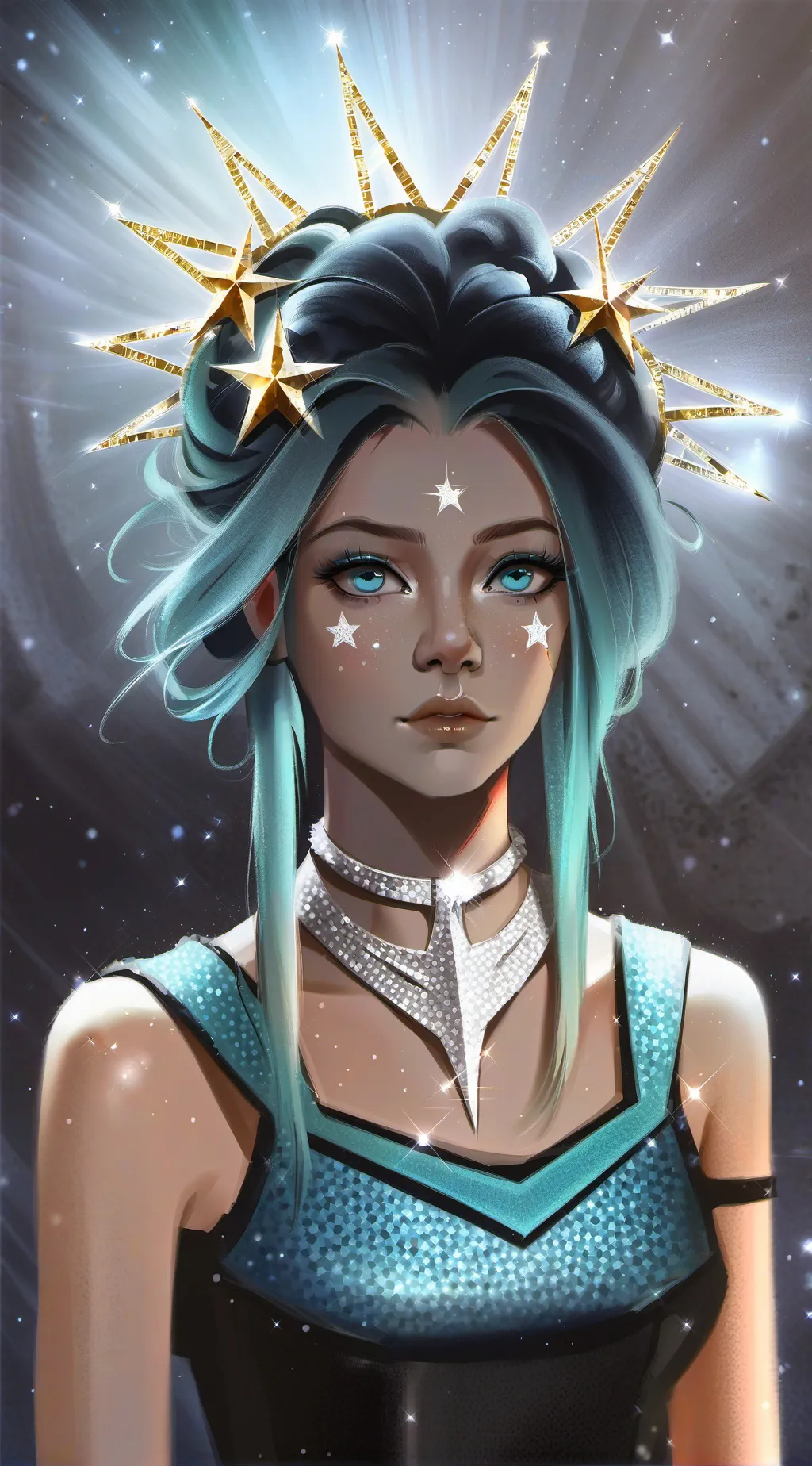 ai character: Luna background