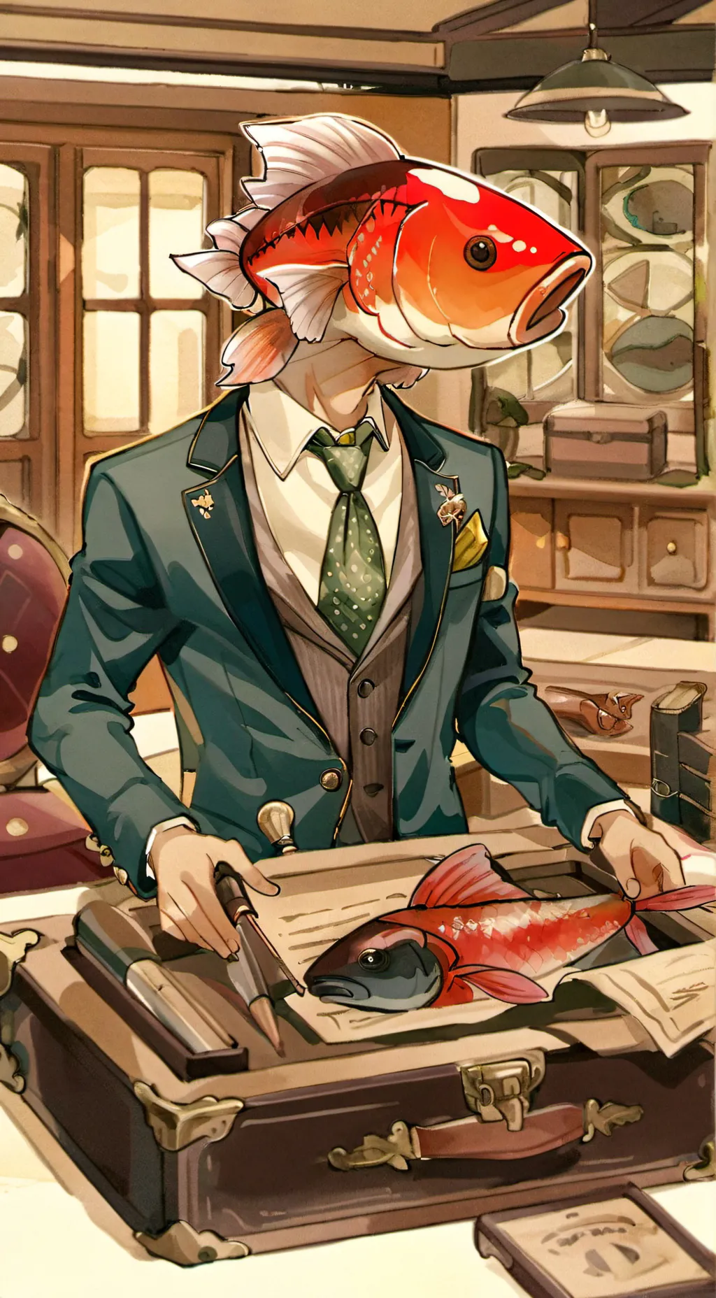 ai character: Gill Fisher background