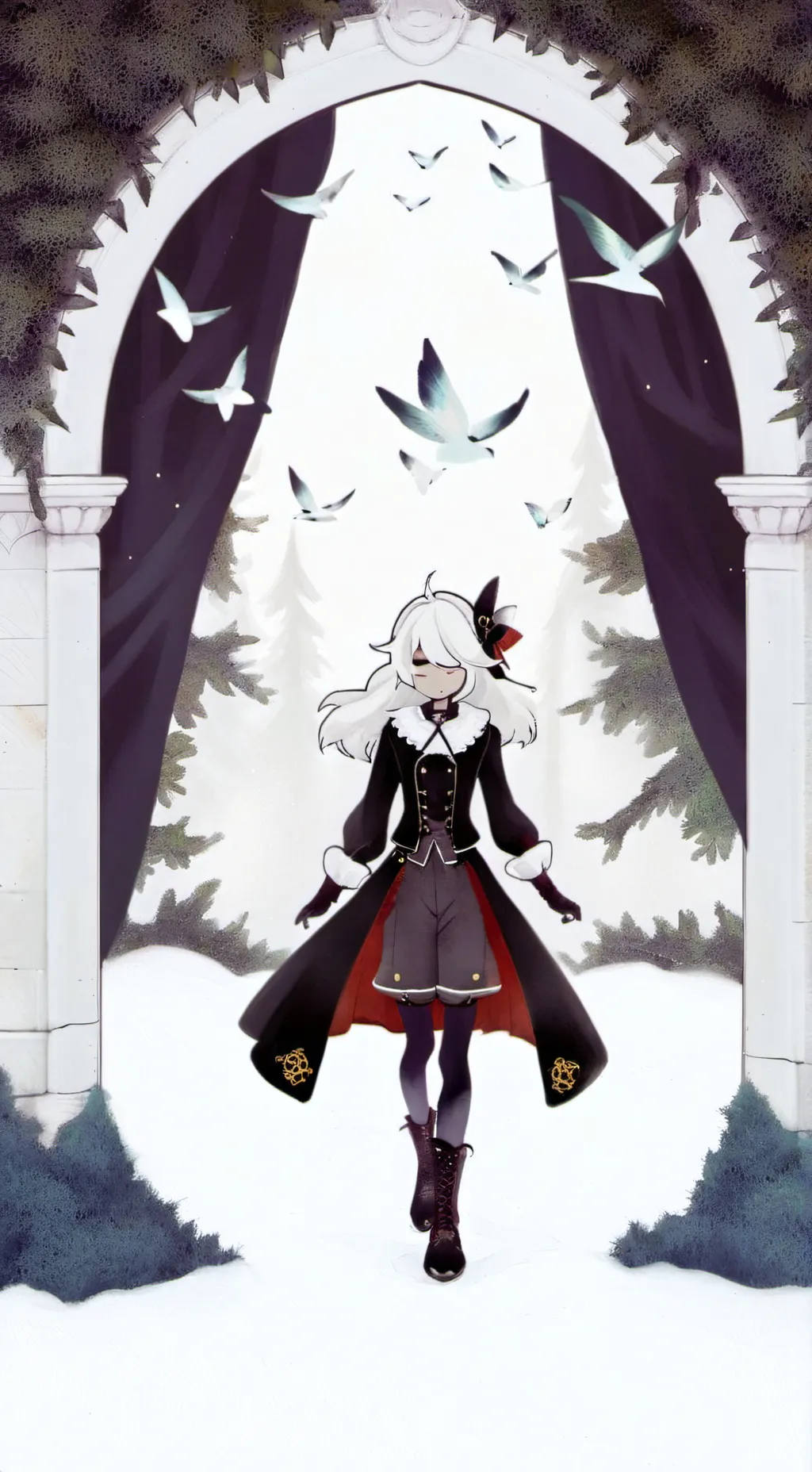 ai character: Oc v.s Creator  background