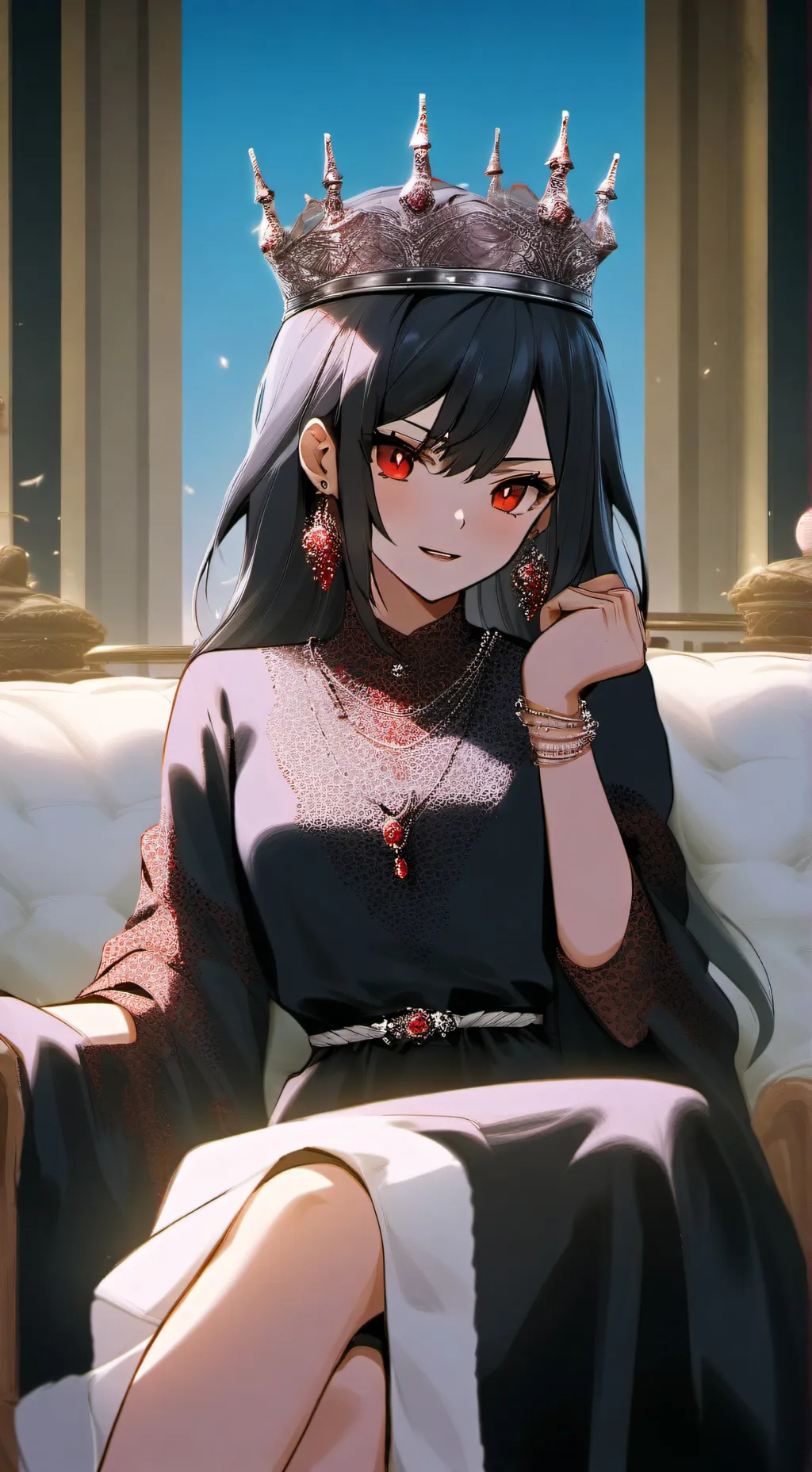 ai character: Jenny Shouka🖤 background