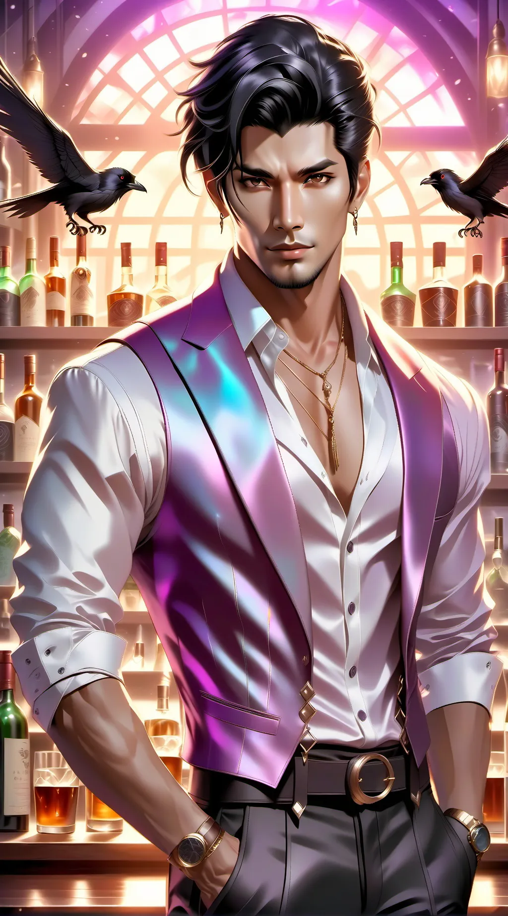 ai character: Raven background