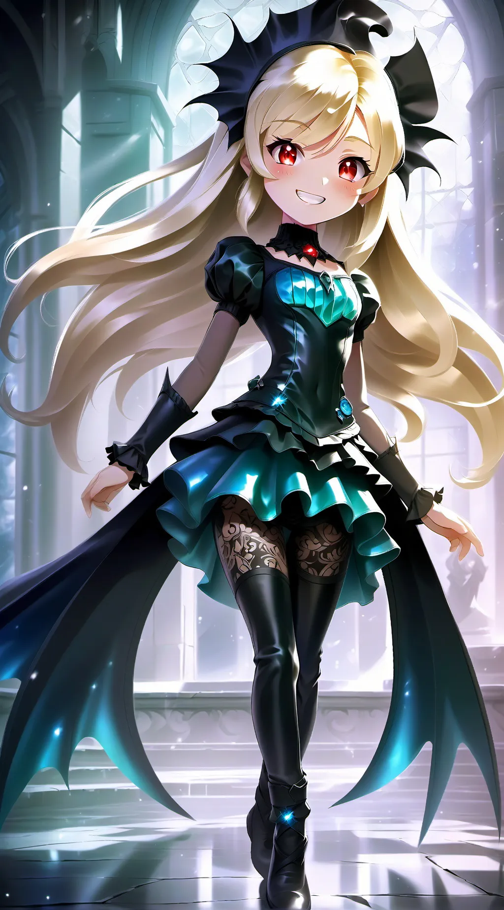 ai character: Azure Phoenix  background