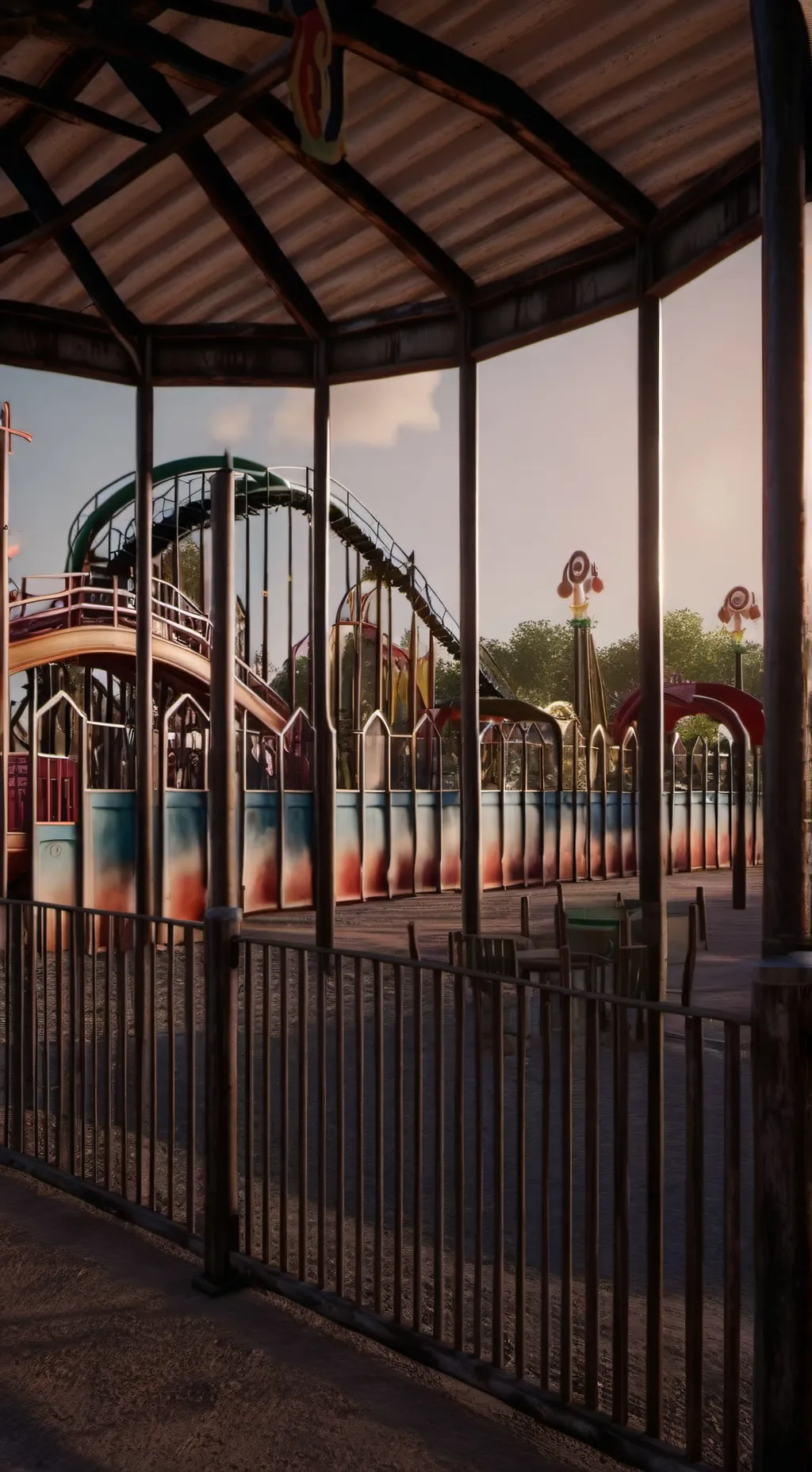 ai character: sand Land reopenin background