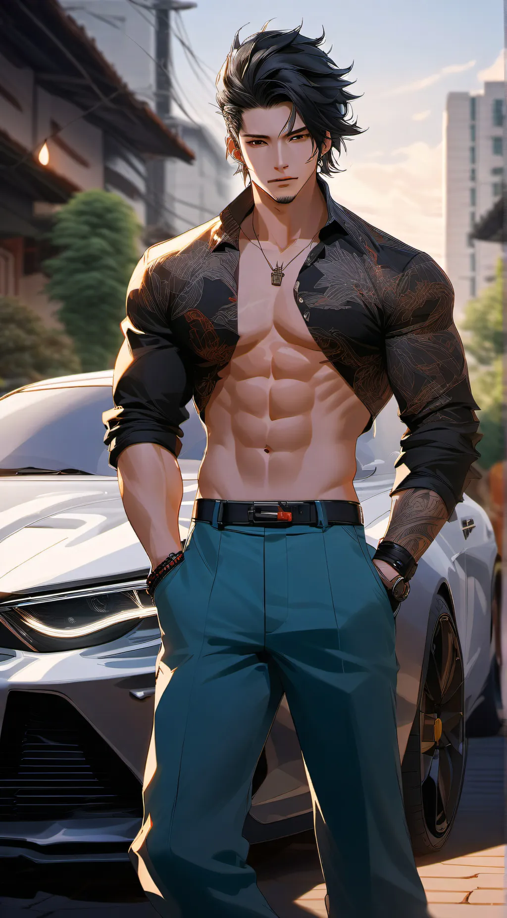 ai character: Jacob  background