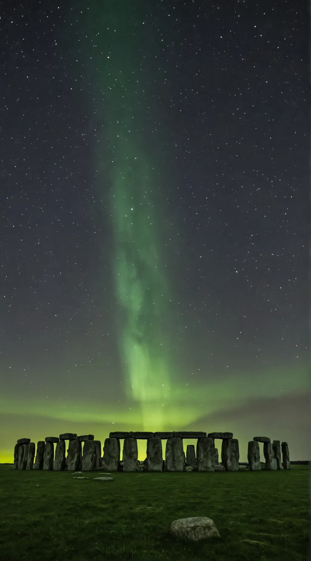 ai character: Stonehenge  background