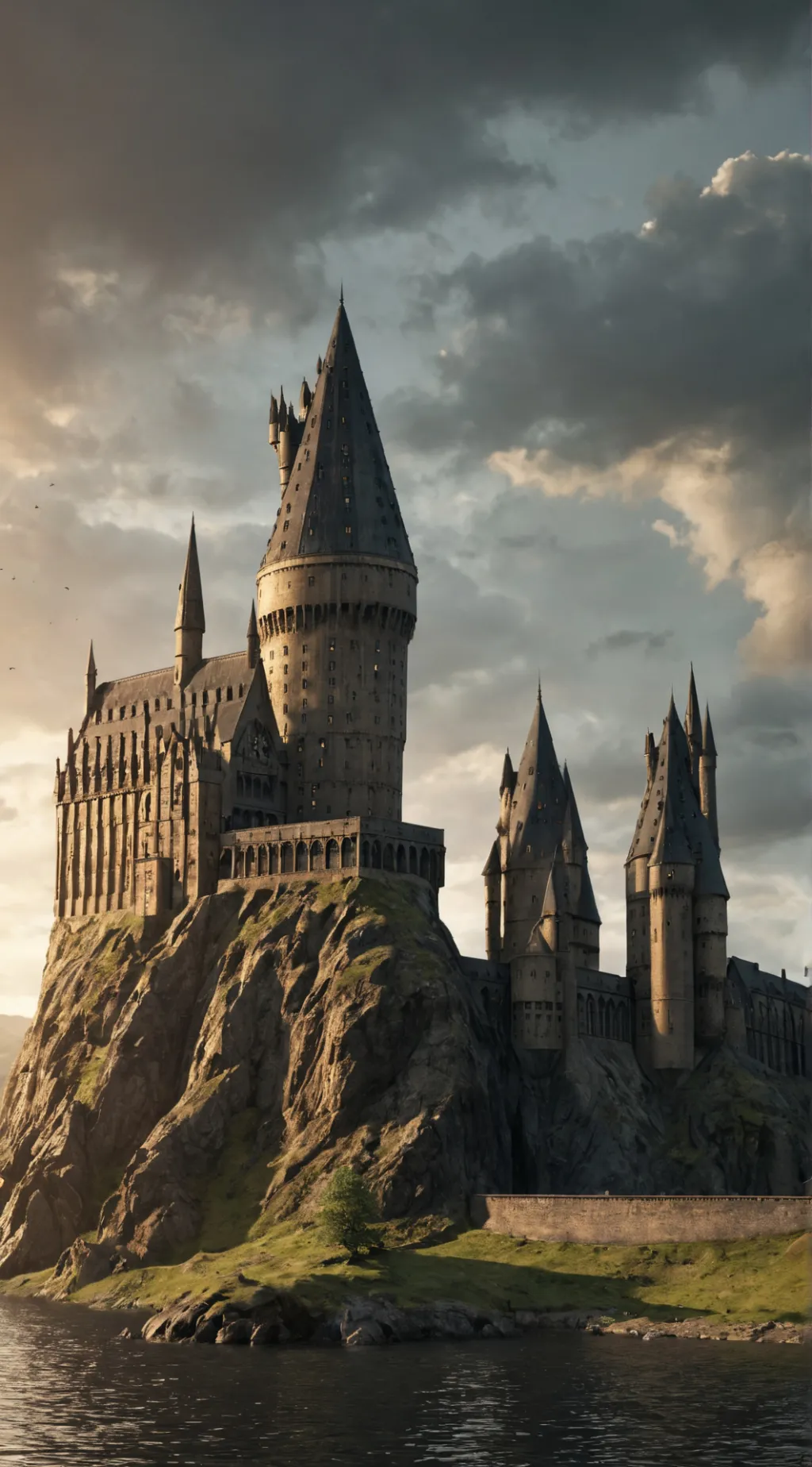 ai character: MHA hogwarts background