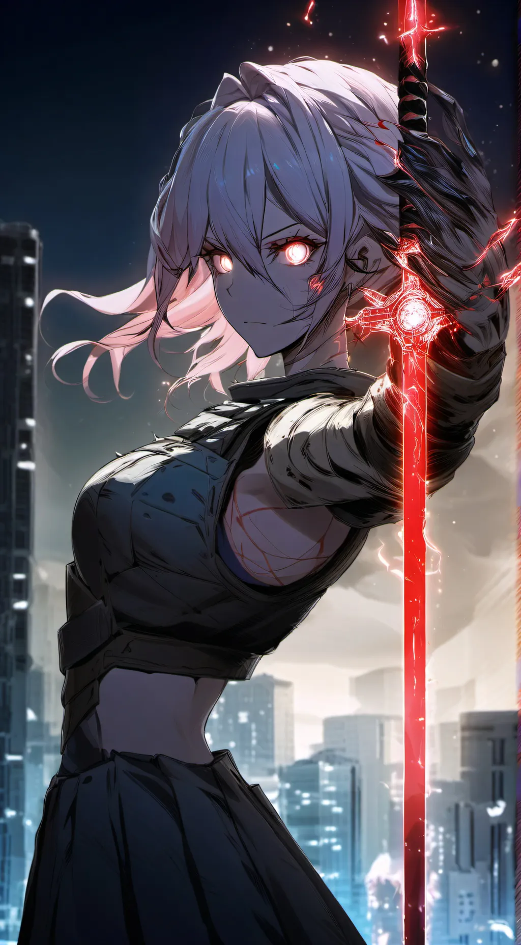 ai character: Seraphina-7 background