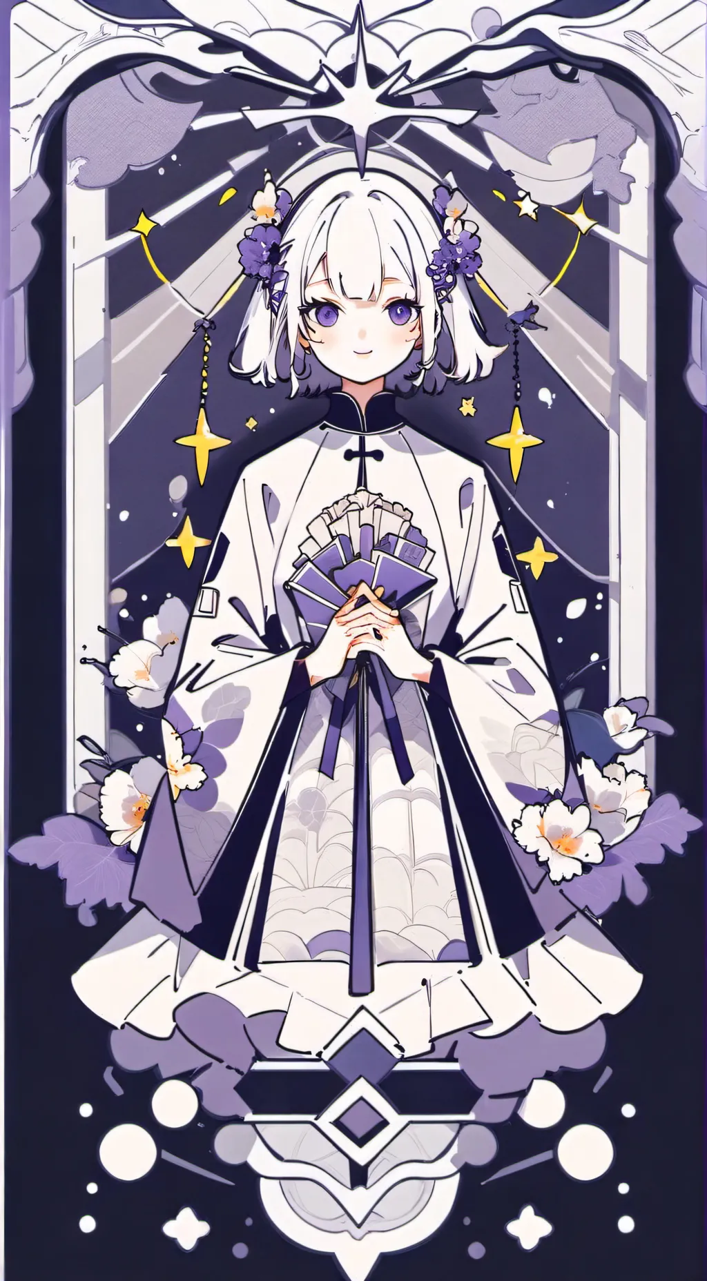 ai character: Good queen background