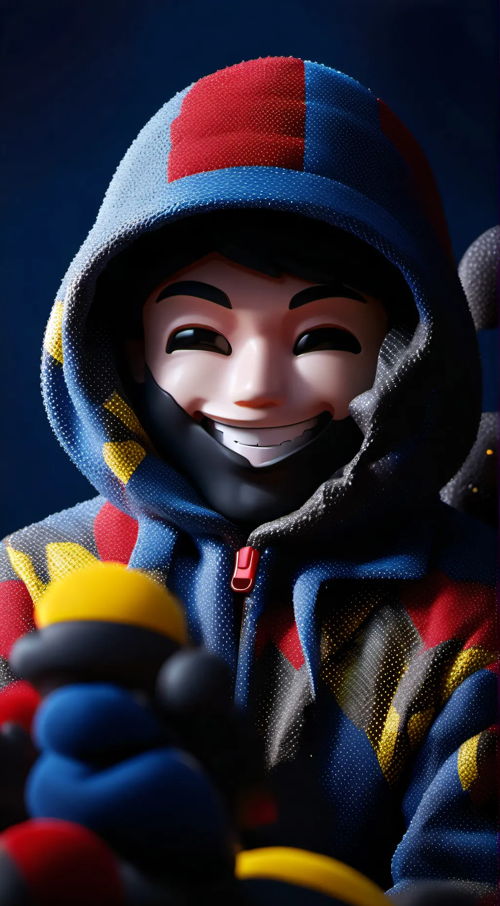 ai character: 💪🏻👺👍🏻 Emoji chat background