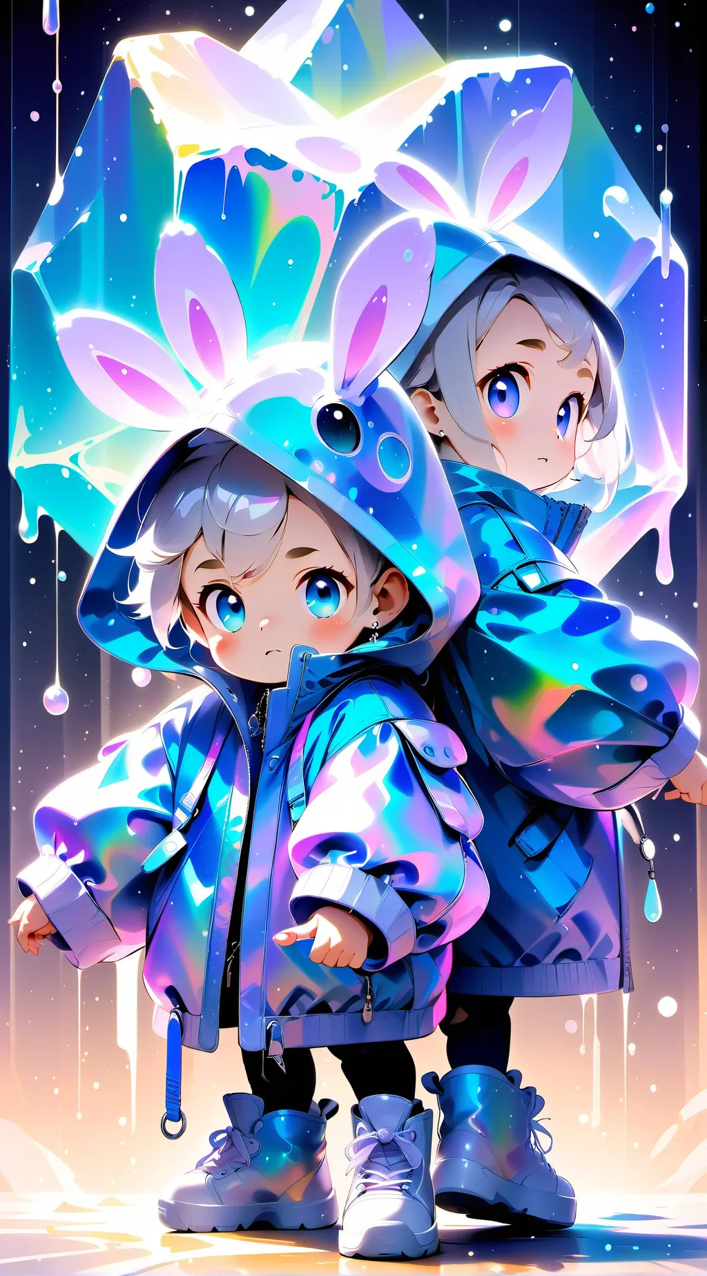 ai character: lily and noah background