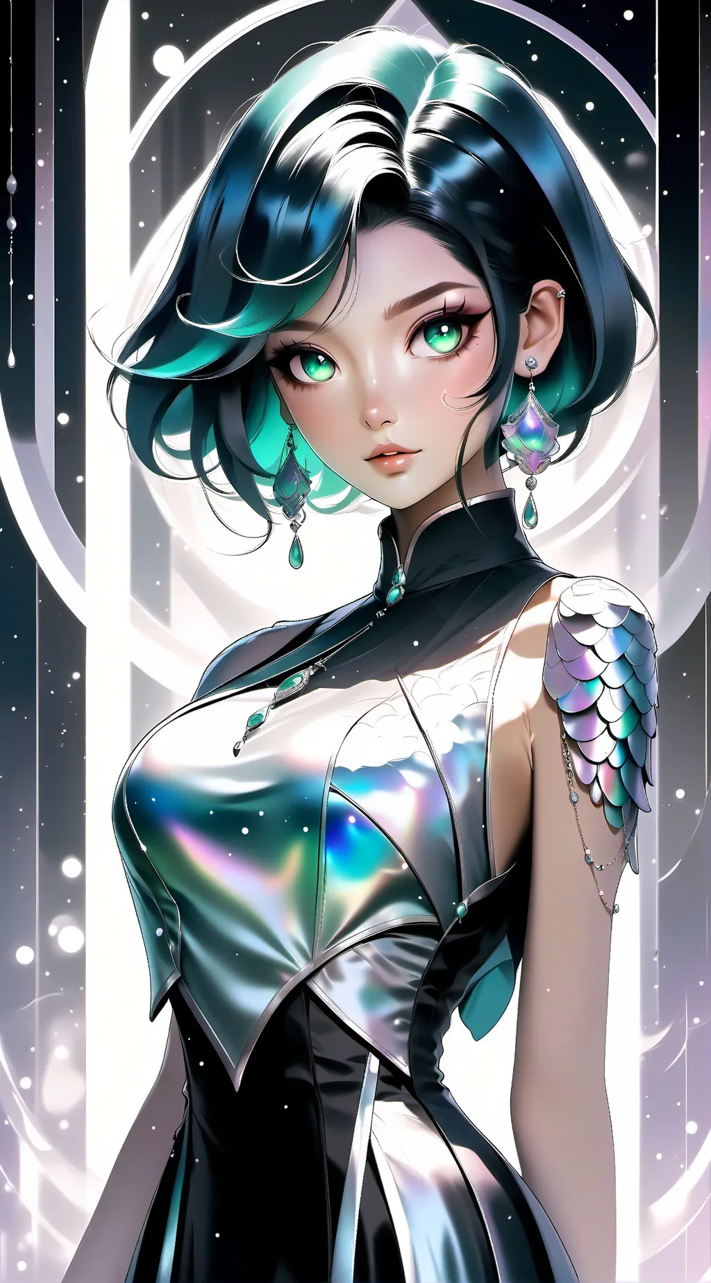 ai character: ome lily background