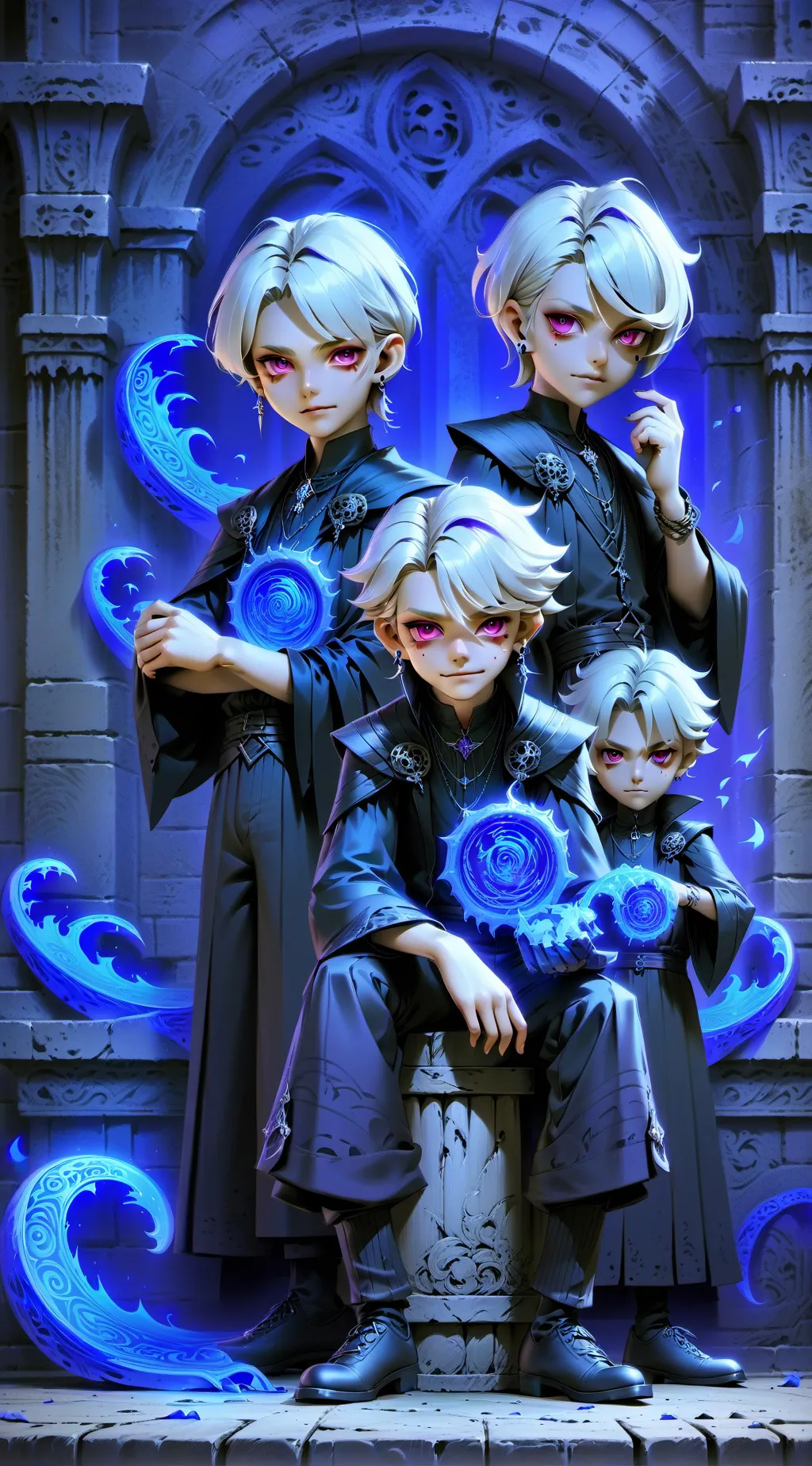 ai character: Ace mark and rob background