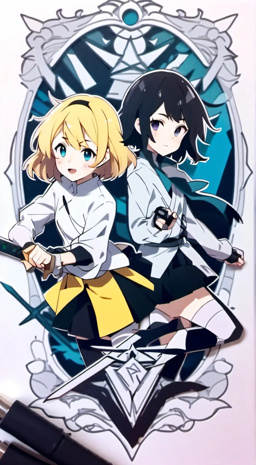 ai character: Team RWBY background