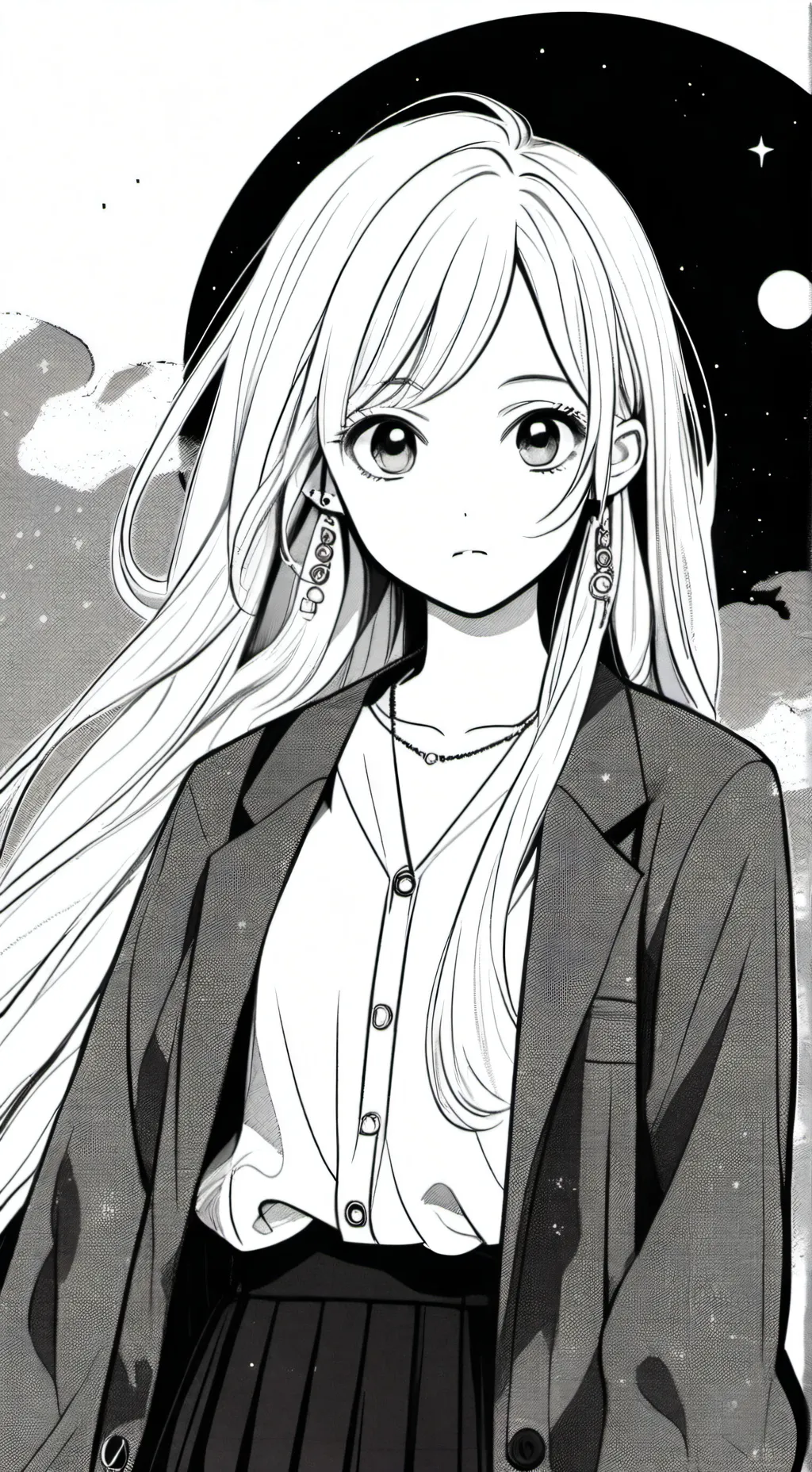 ai character: Luna background