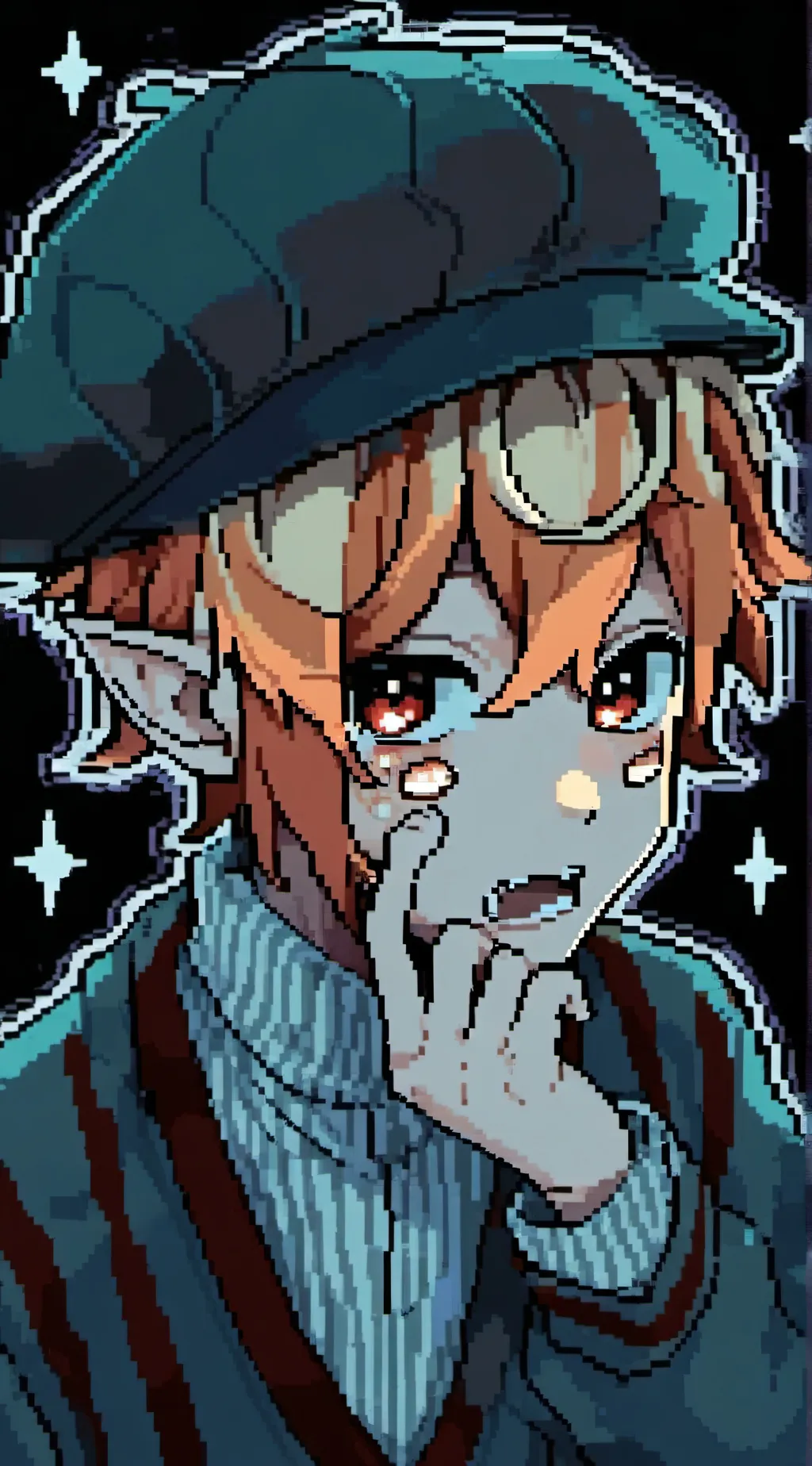 ai character: Happypasta •Ben• background