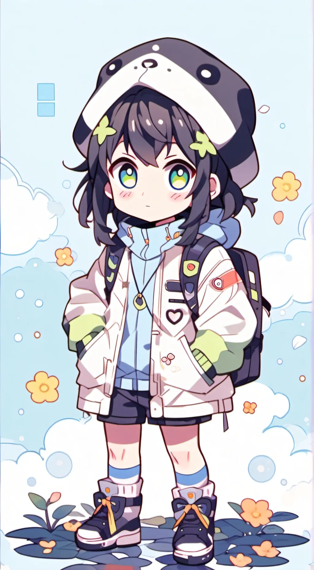 ai character: sick muichiro  background