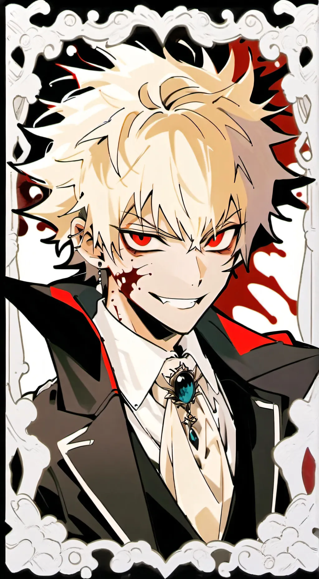 ai character: vampire 𝕓𝕒𝕜𝕦𝕘𝕠 background