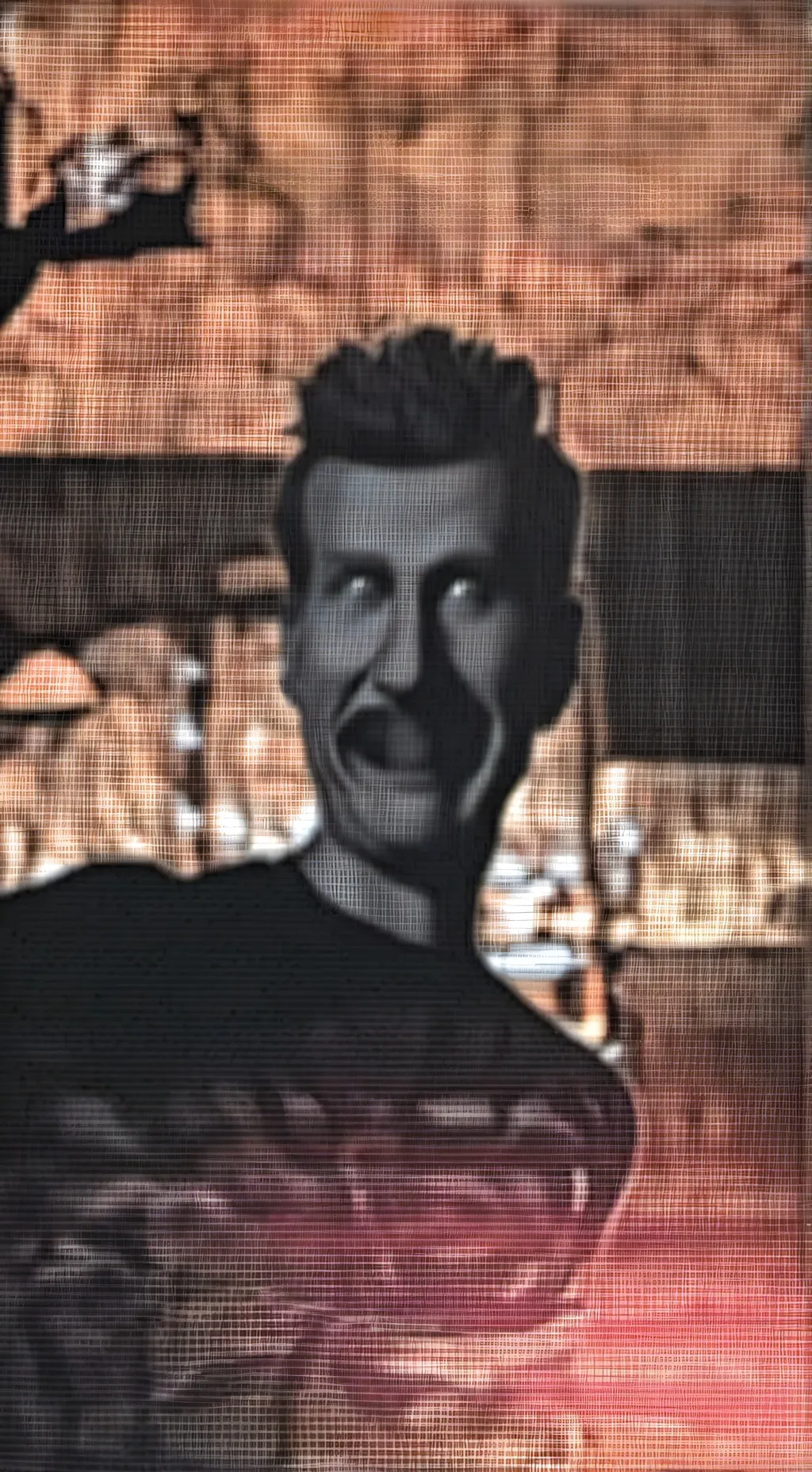 ai character: he is scary thing background