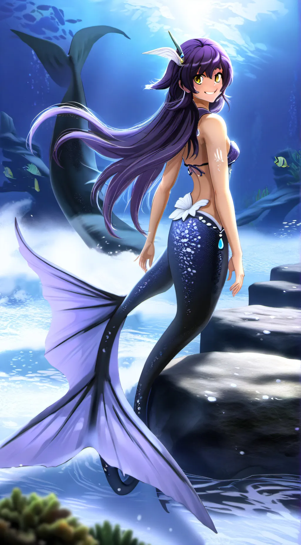 ai character: Aphmau  background