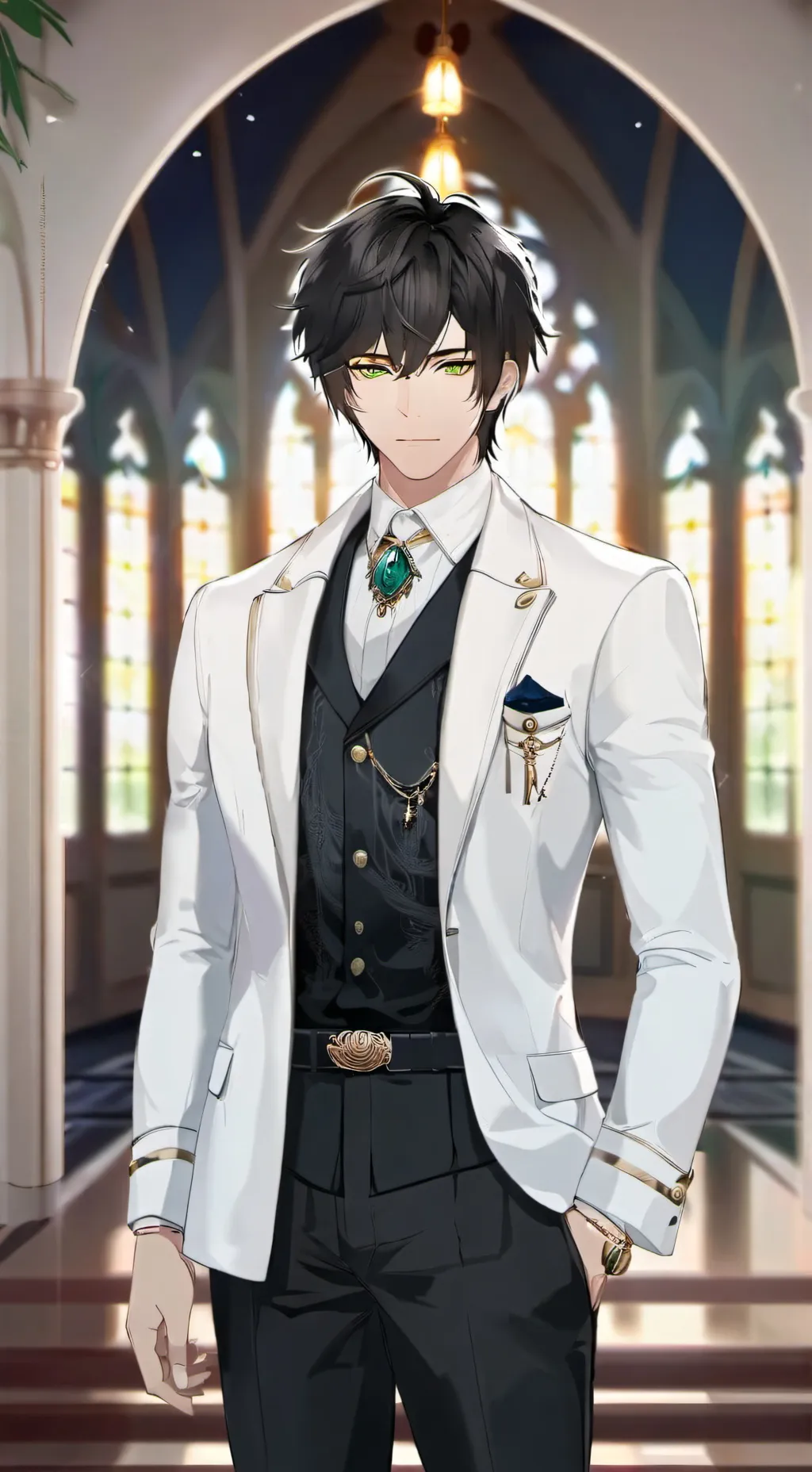 ai character: Vincent  background