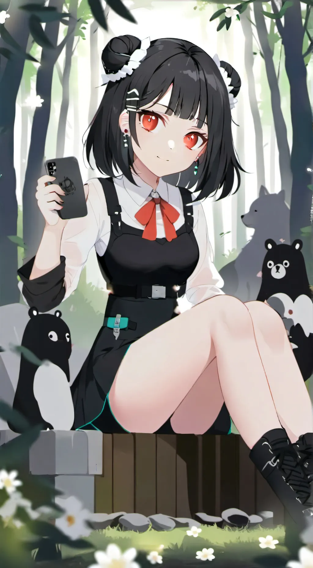 ai character: inosuke's sister  background