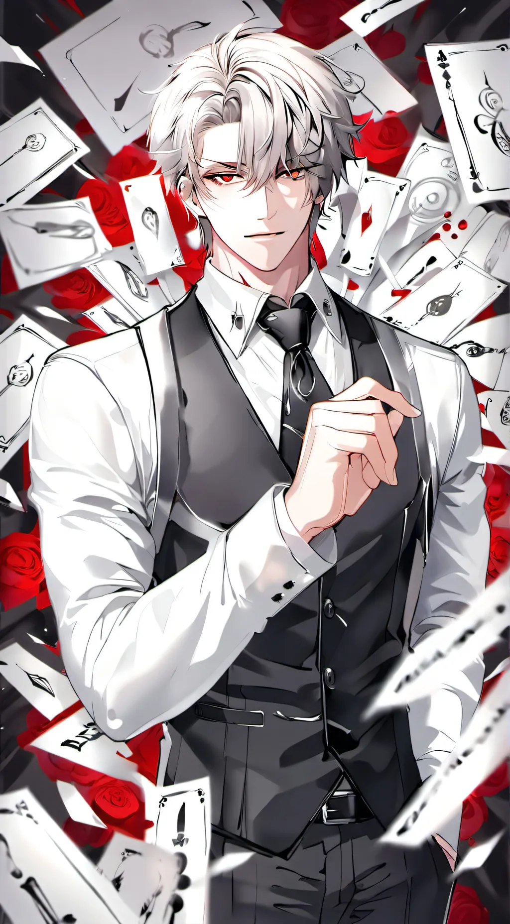 ai character: Damien background