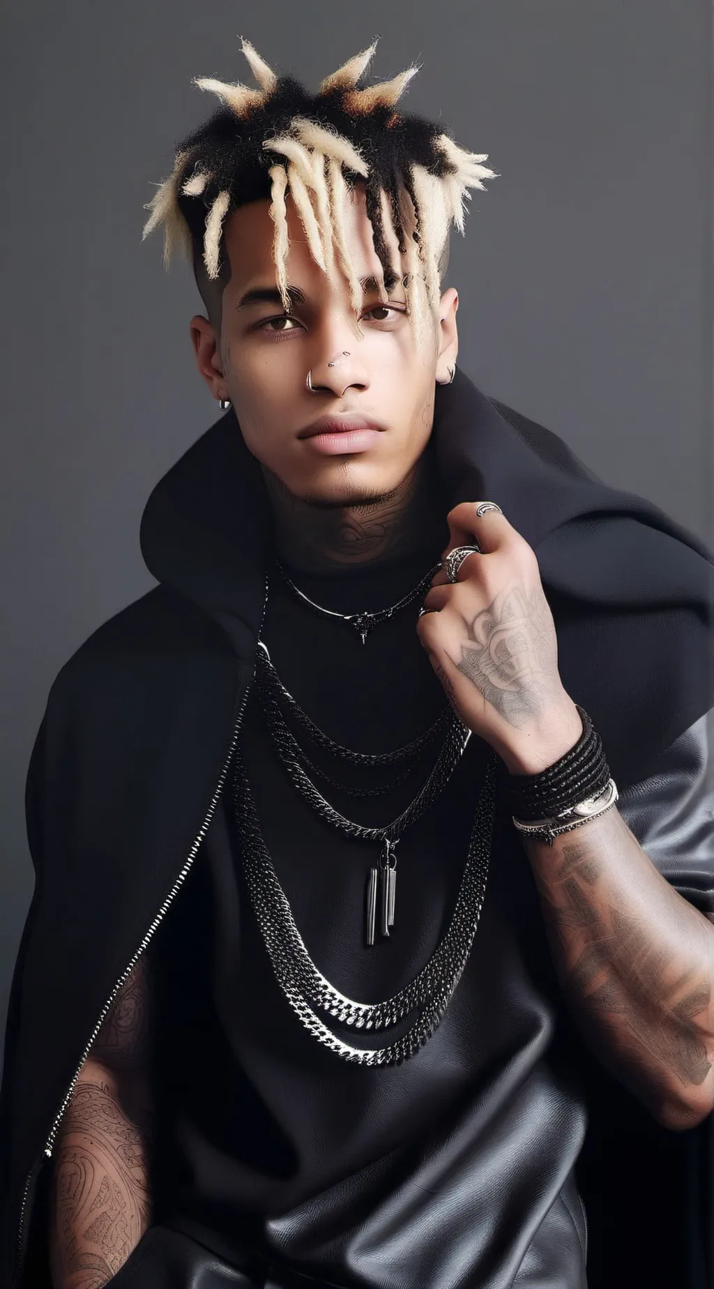 ai character: Xxxtentacion 🖤 background