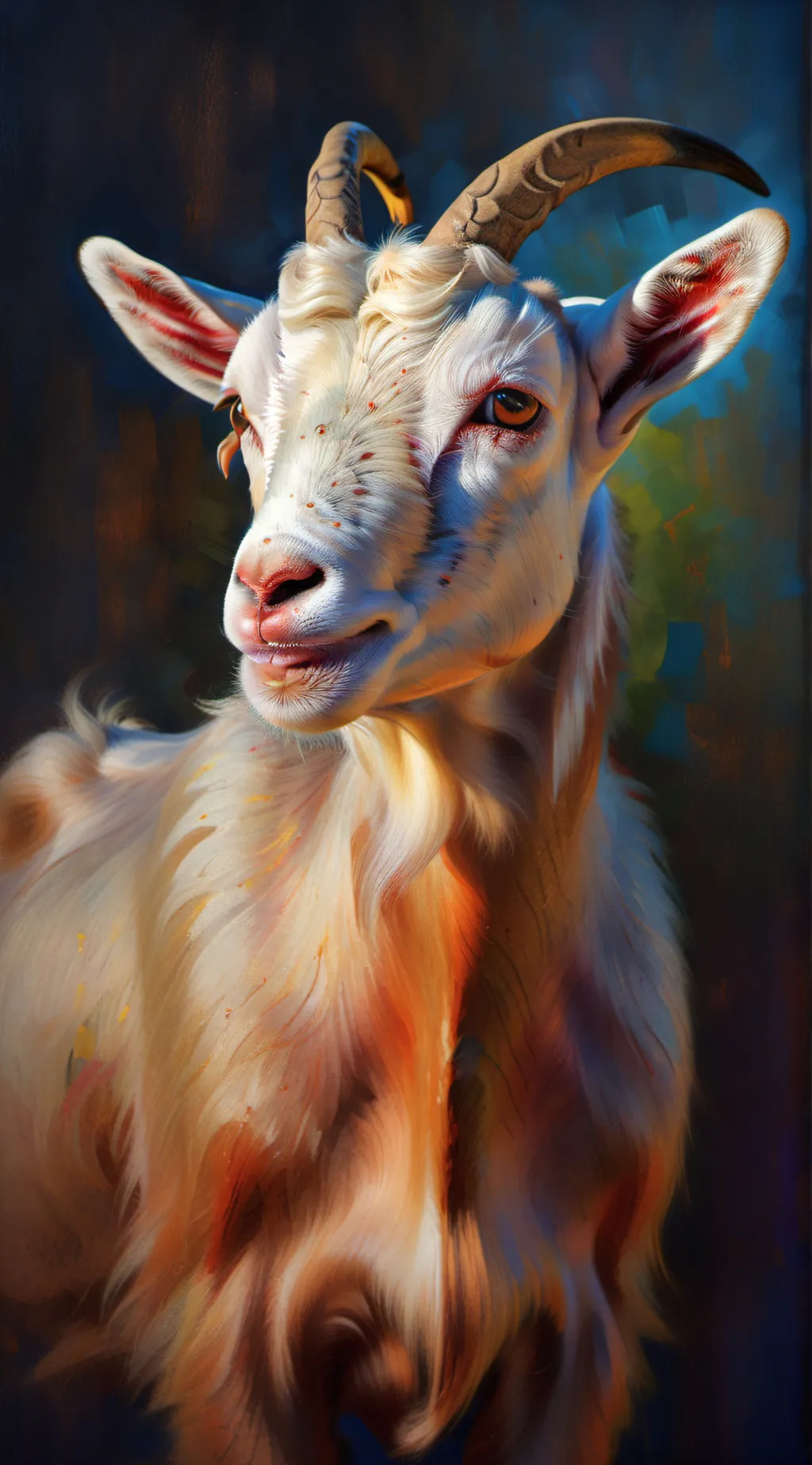 ai character: goat background